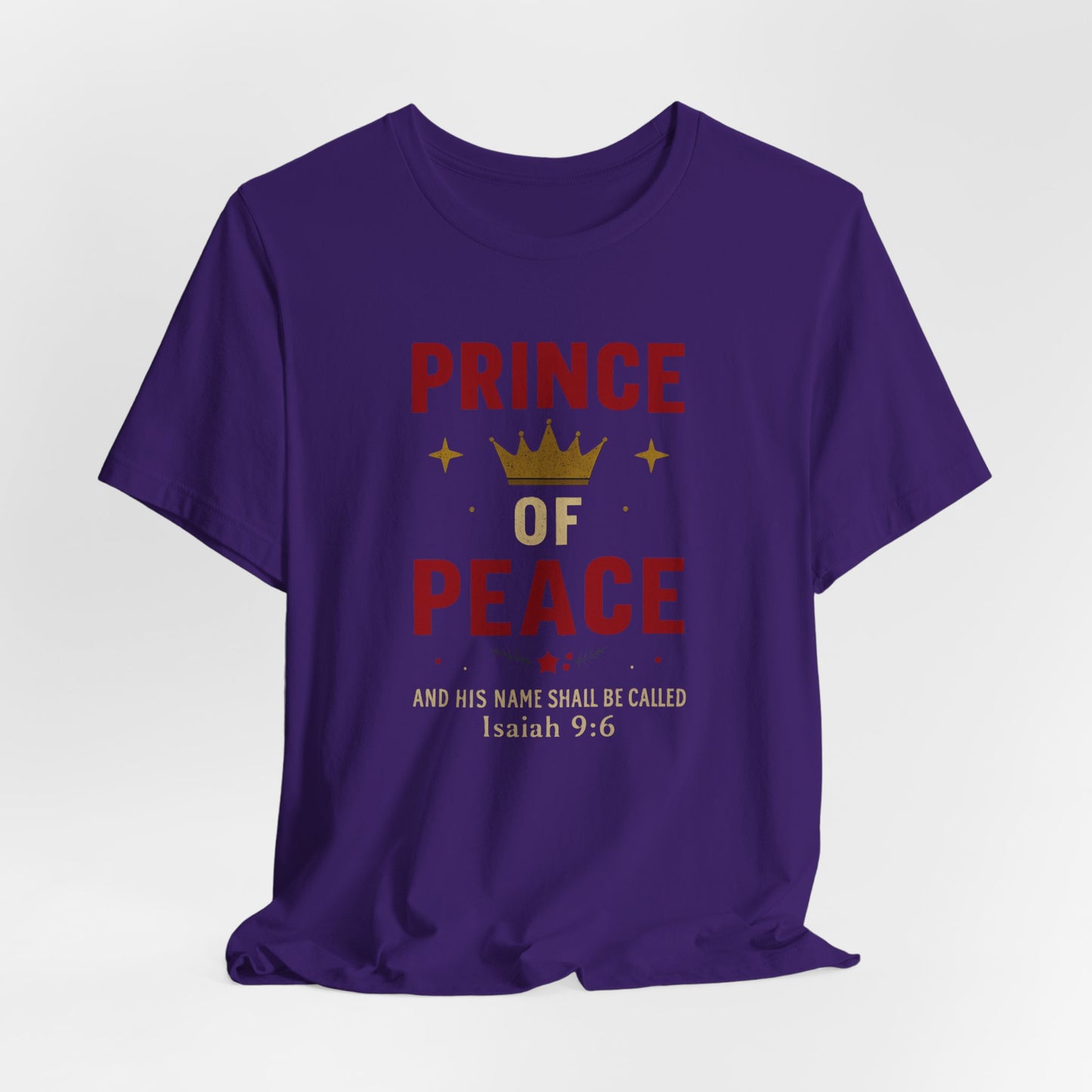 Prince of Peace Isaiah 9:6 T-Shirt — Bible Verse Christian Tee