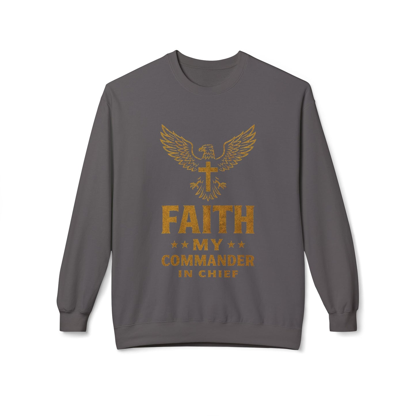 Sweatshirt - Military Christians: 'Faith is my Commander in Chief'