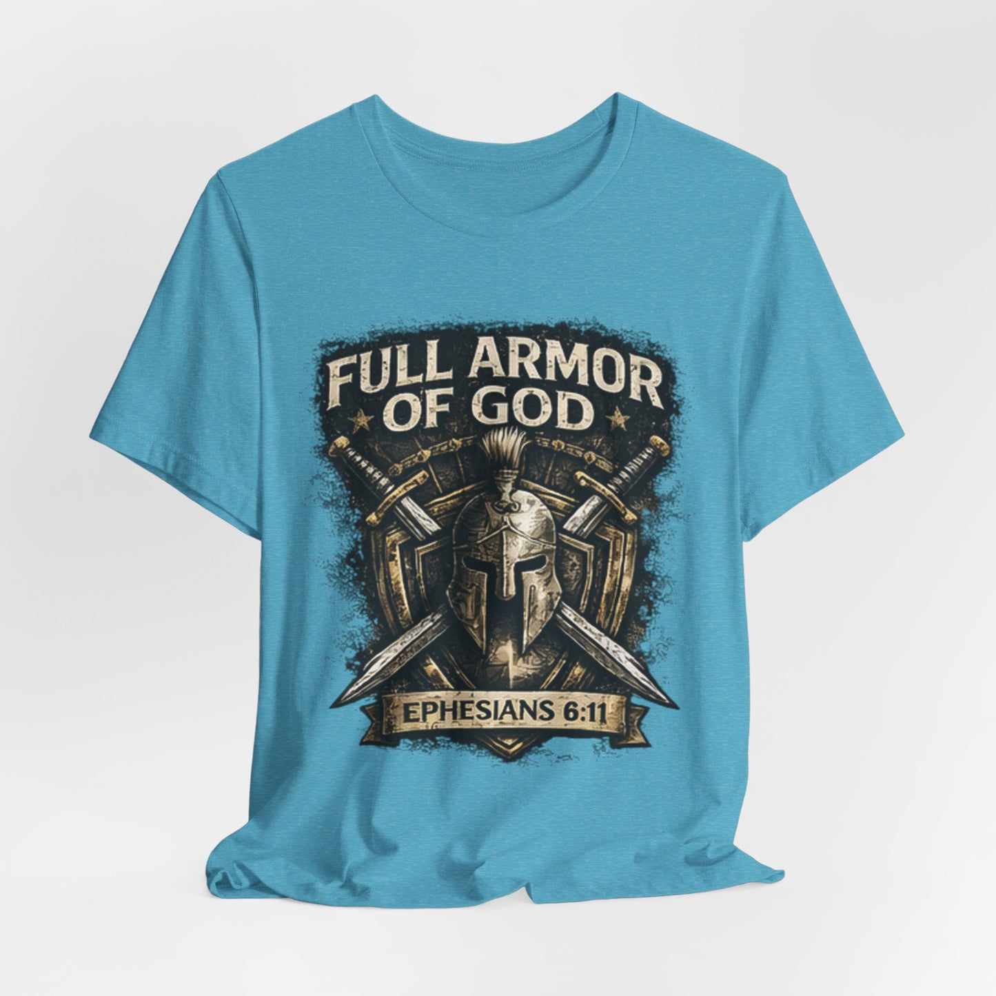 Full Armor of God T-Shirt — Ephesians 6:11 Christian Faith Tee