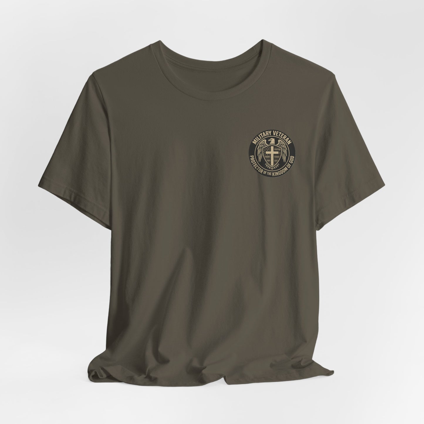 Veteran Protector Tee — "Military Veteran Protector of the Kingdom of God"