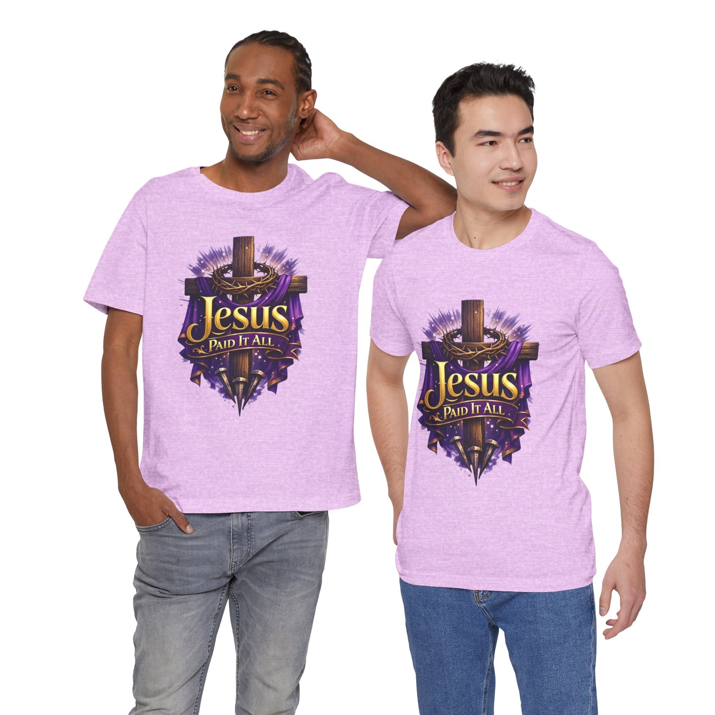 Jesus Paid It All Christian Cross Tee