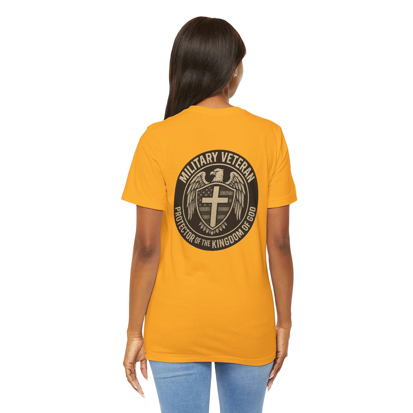 Veteran Protector Tee — "Military Veteran Protector of the Kingdom of God"