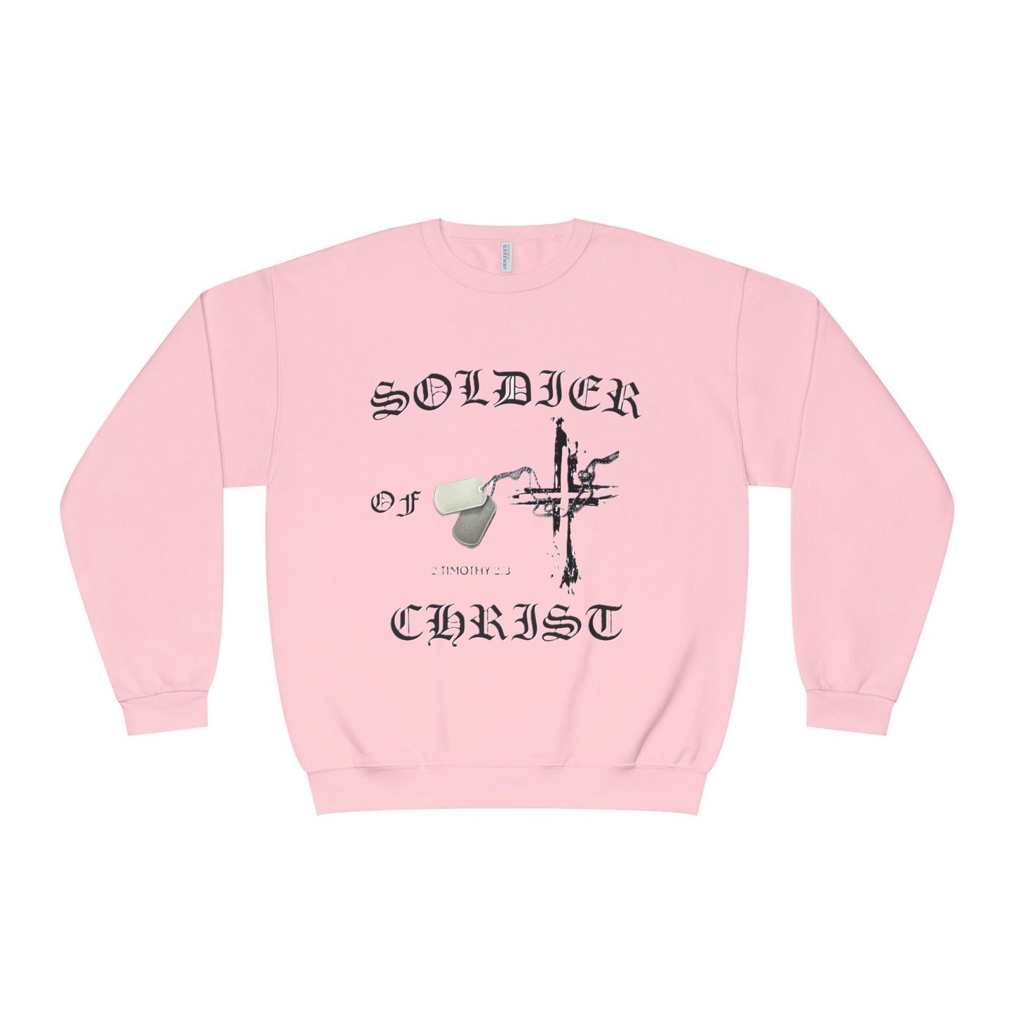 Christian Military Sweatshirt: Soldier of Christ Unisex NuBlend® Crewneck
