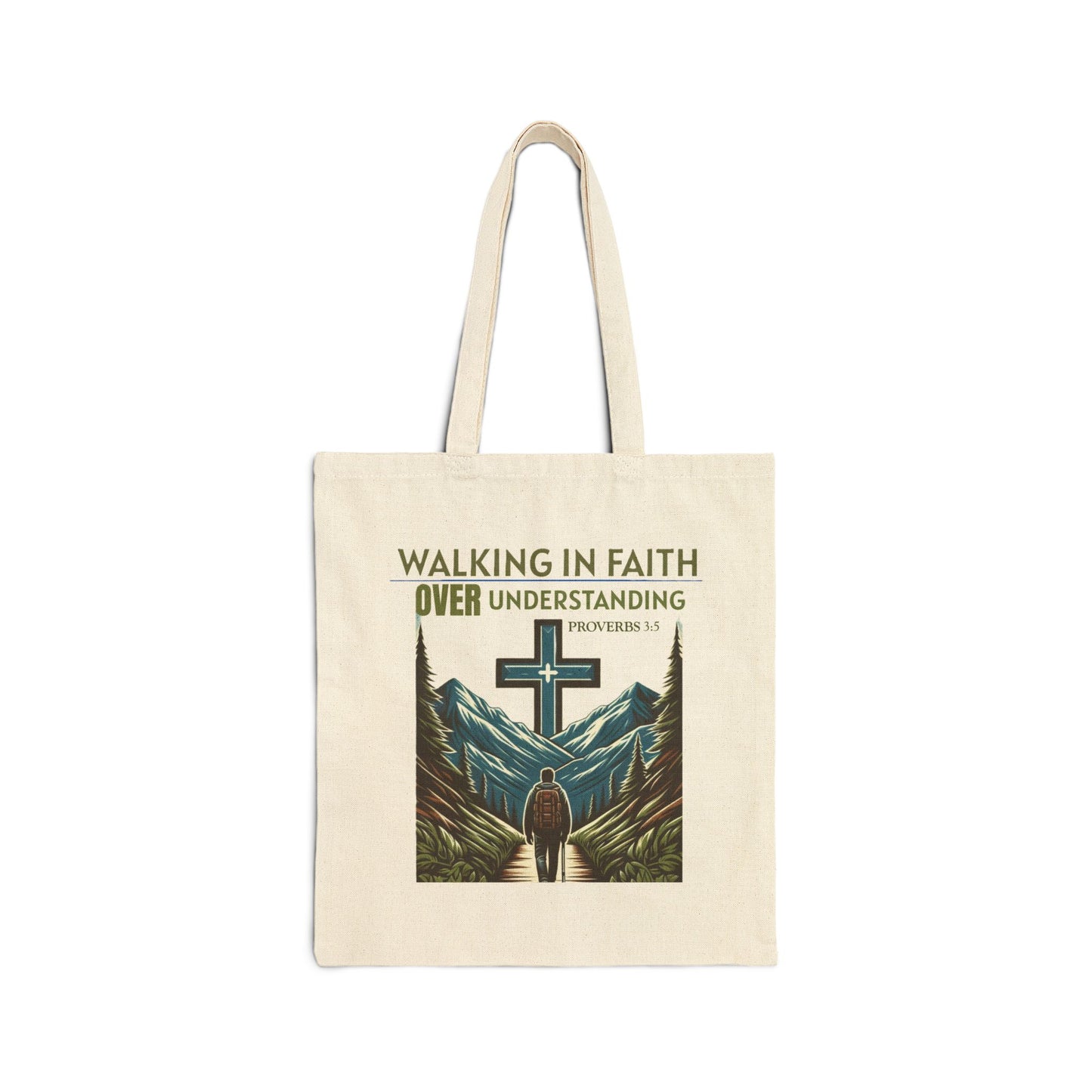 Tote Bag with Bible Verse Proverbs 3:5