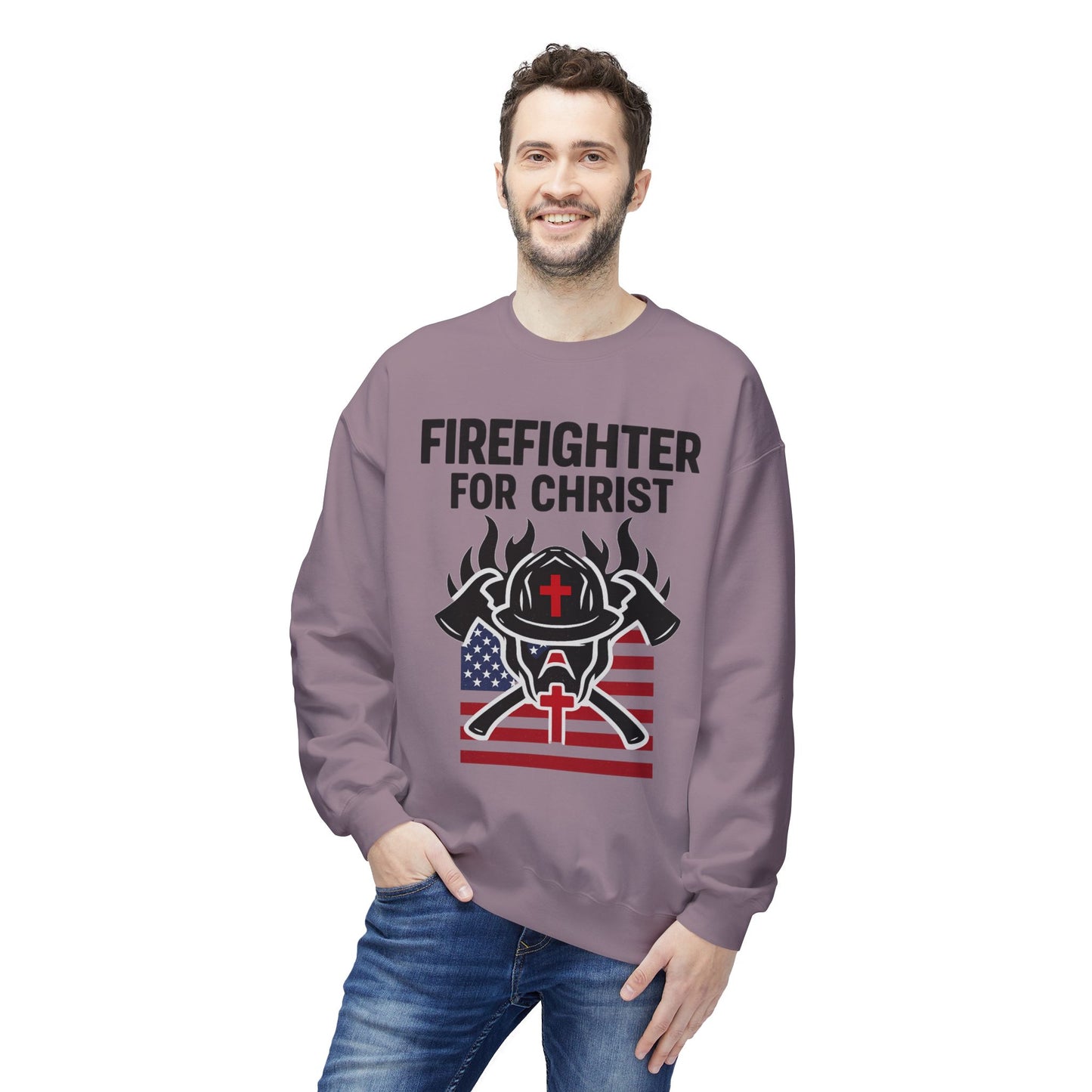 Sweatshirt FIREFIGHTER FOR CHRIST