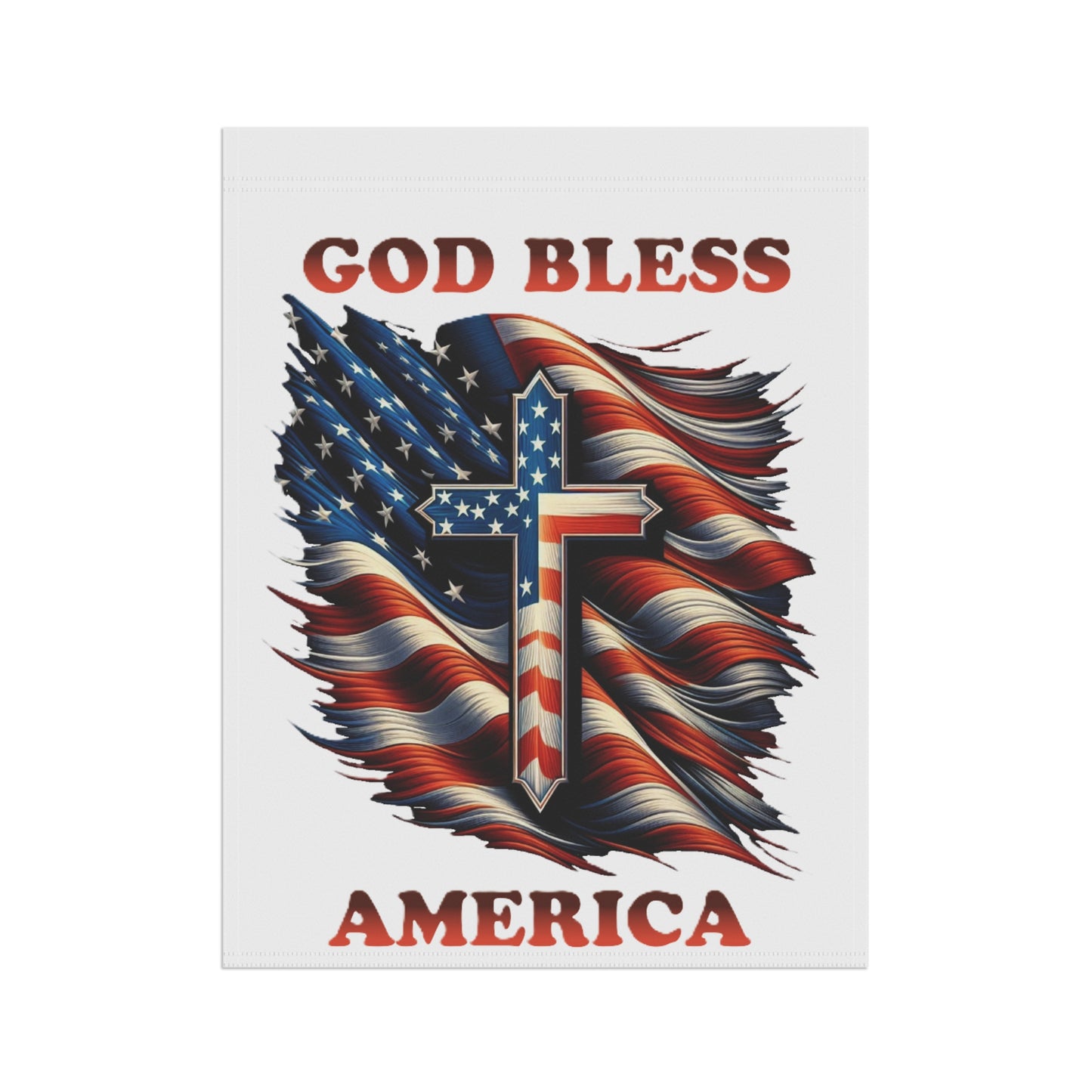Garden & House Banner "GOD BLESS AMERICA"