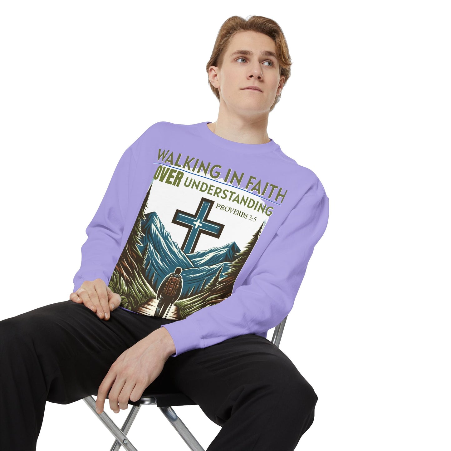 Faithful Unisex Sweatshirt - Bible Verse Proverbs 3:5