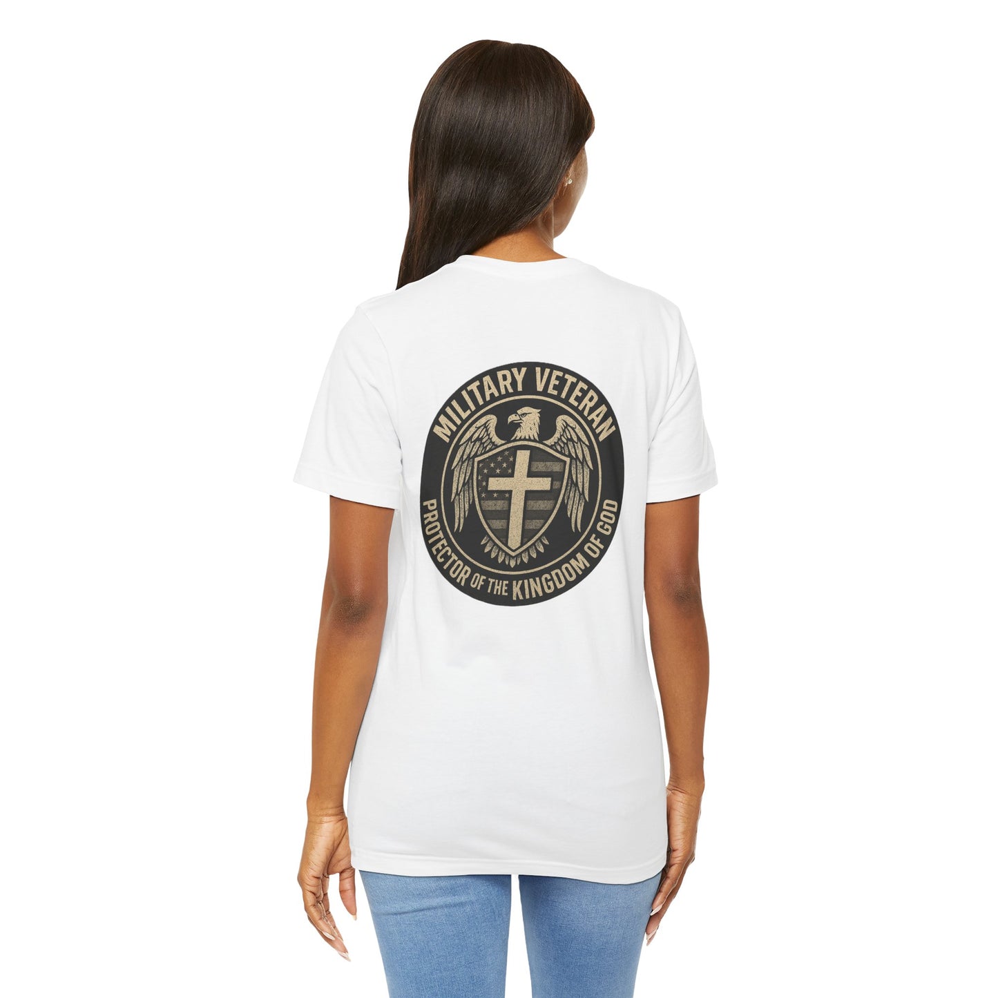 Veteran Protector Tee — "Military Veteran Protector of the Kingdom of God"