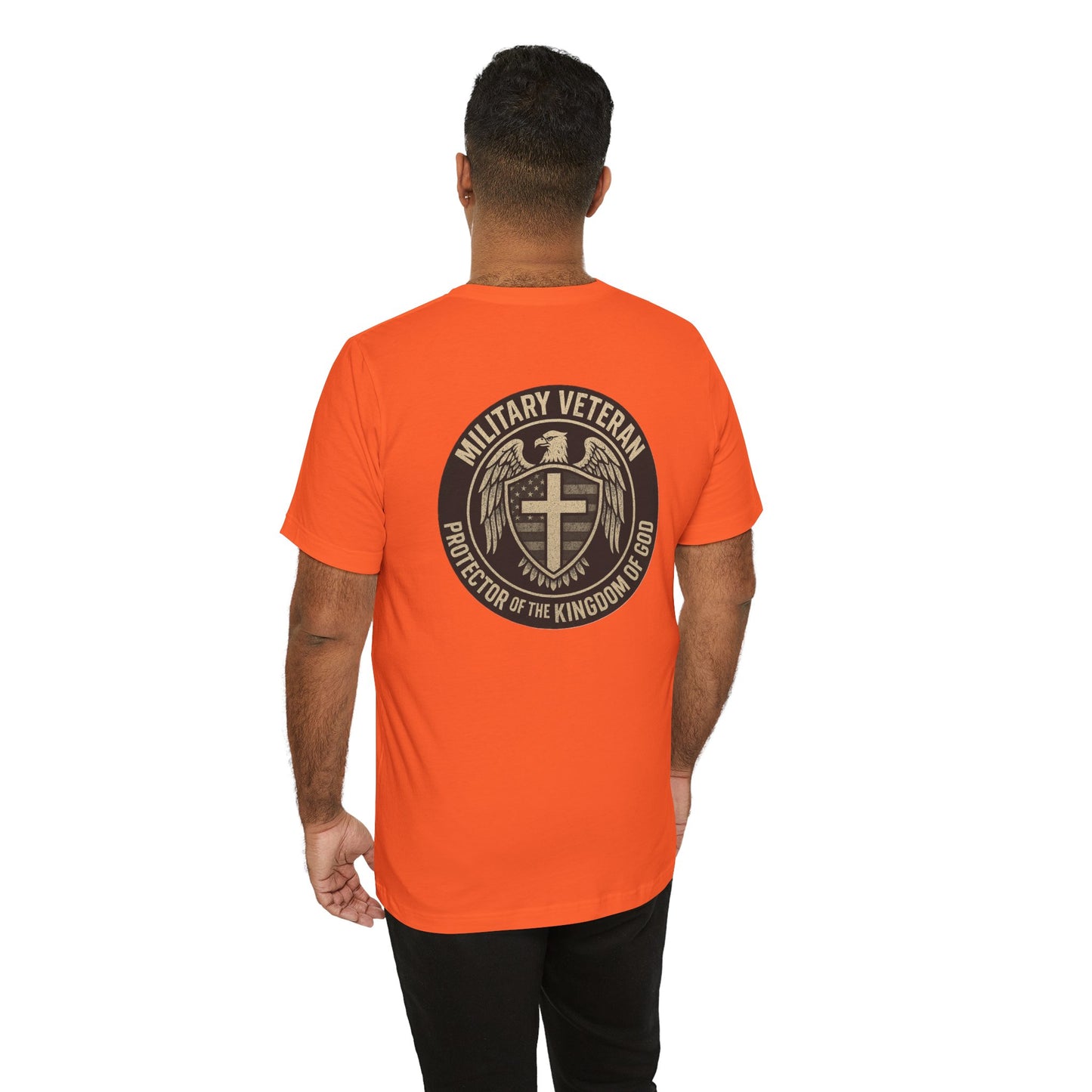 Veteran Protector Tee — "Military Veteran Protector of the Kingdom of God"