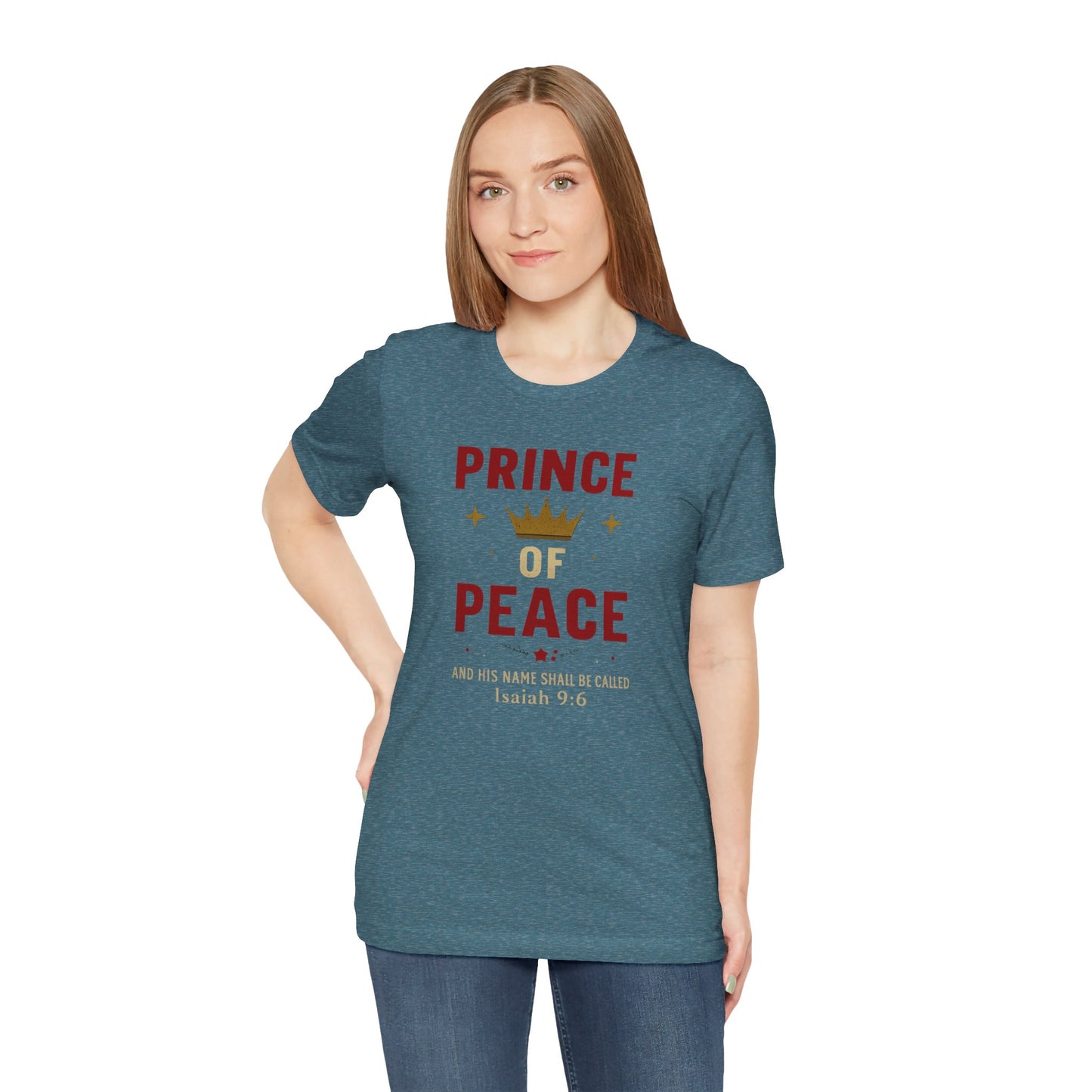 Prince of Peace Isaiah 9:6 T-Shirt — Bible Verse Christian Tee