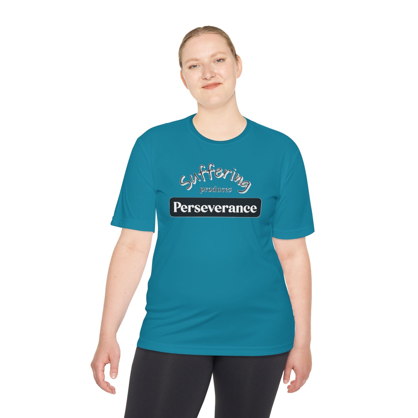 Unisex Moisture "Suffering Produces Perseverance" Wicking Tee