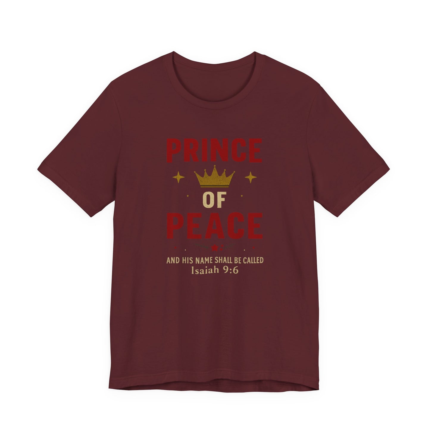 Prince of Peace Isaiah 9:6 T-Shirt — Bible Verse Christian Tee