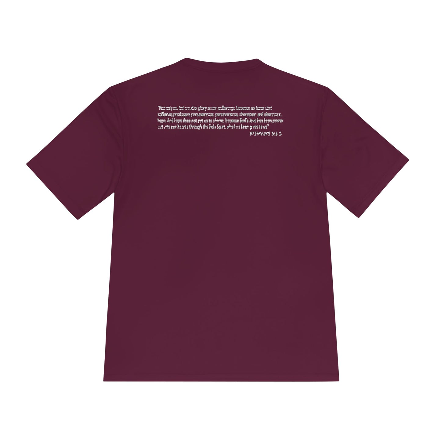 Unisex Moisture "Suffering Produces Perseverance" Wicking Tee