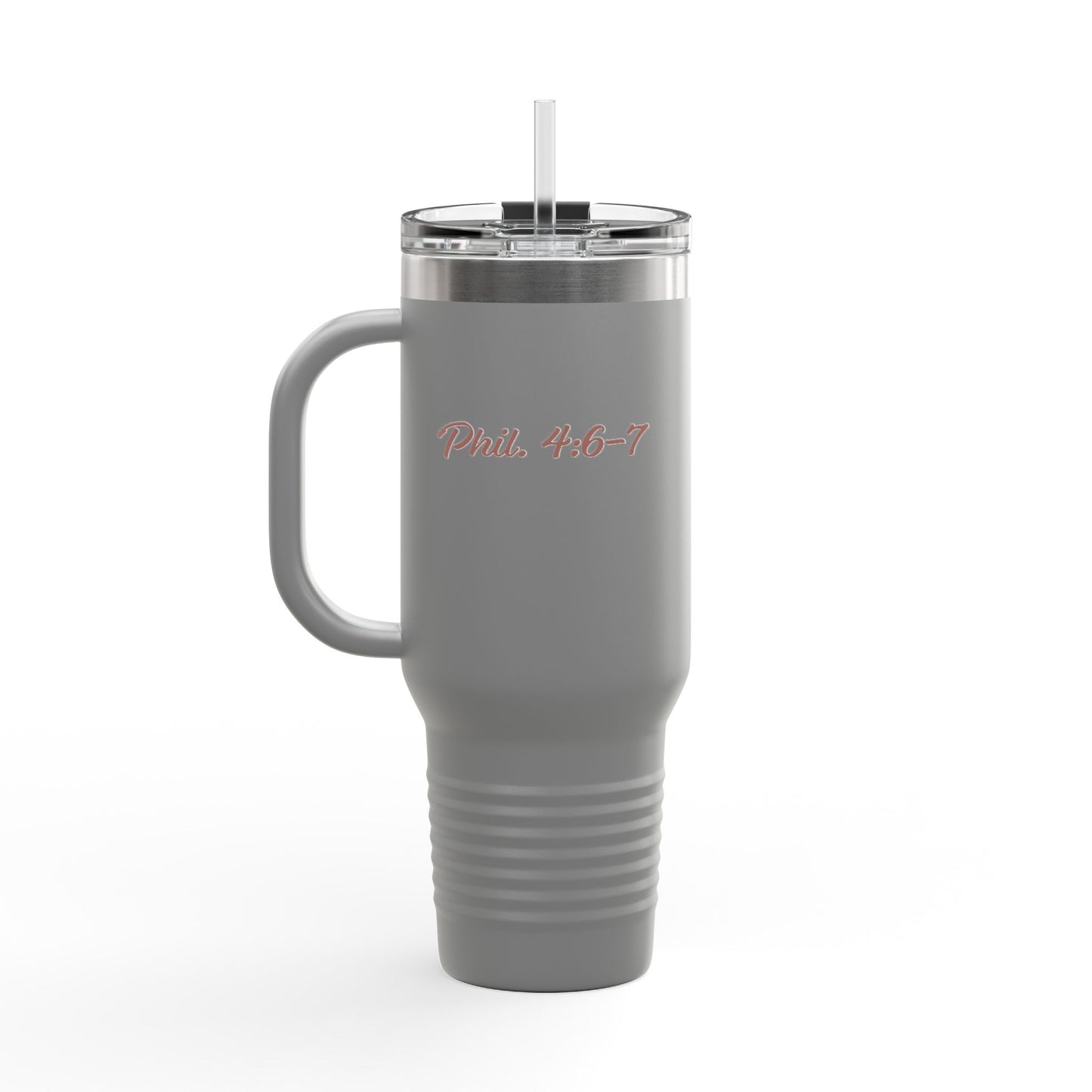 Travel Mug - &quot;How can I pray for you&quot; with Heart and Praying Hands Design