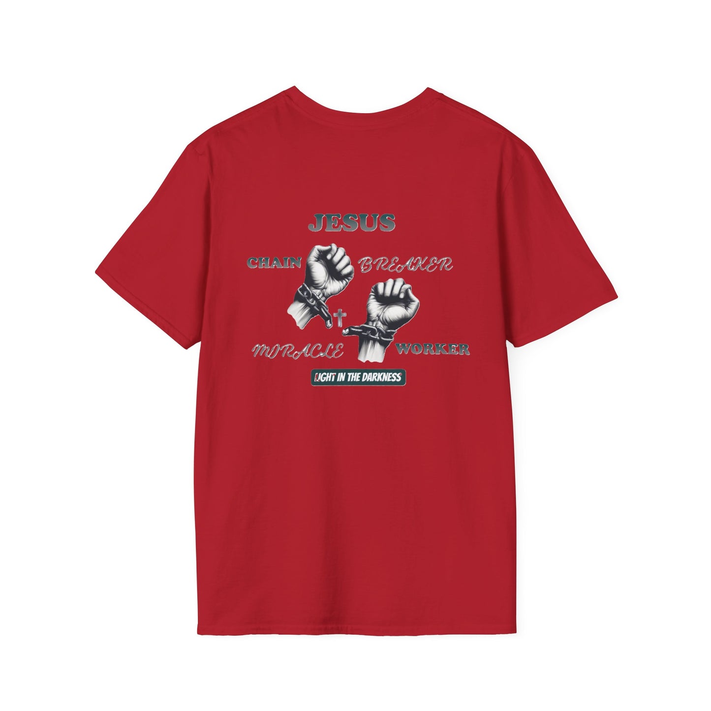 Christian Unisex Tee - Jesus Chain Breaker Design