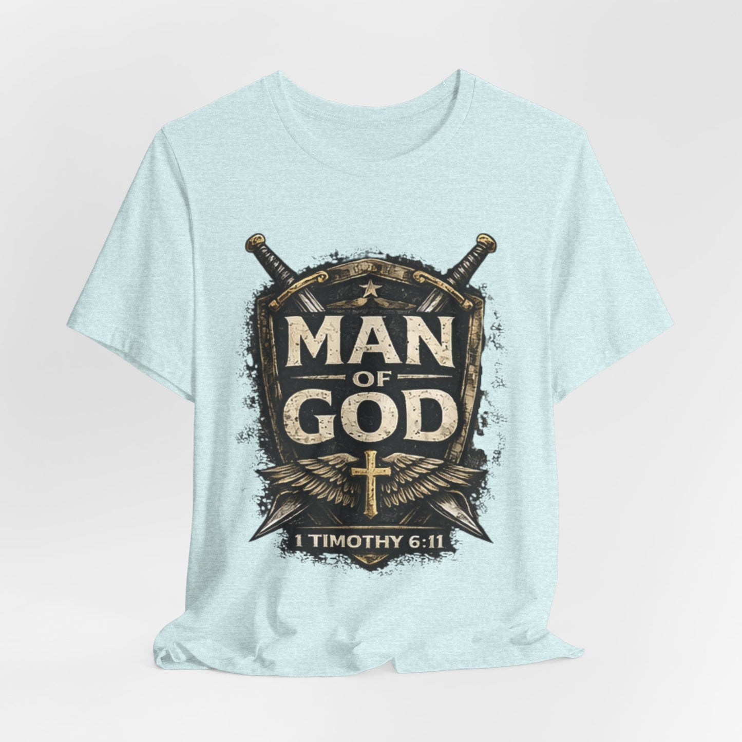 Man of God Tee — 1 Timothy 6:11 Christian Faith T-Shirt