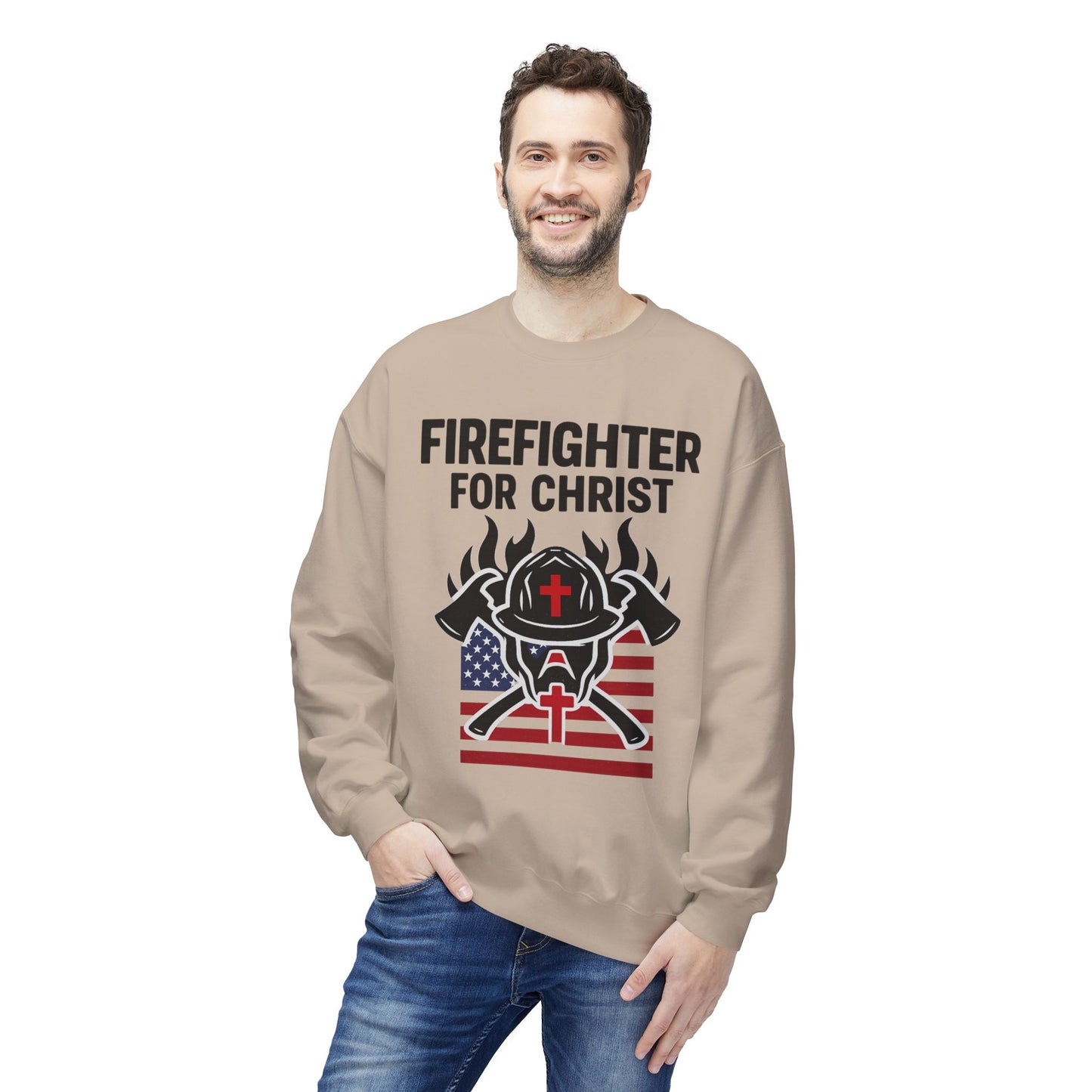 Sweatshirt FIREFIGHTER FOR CHRIST