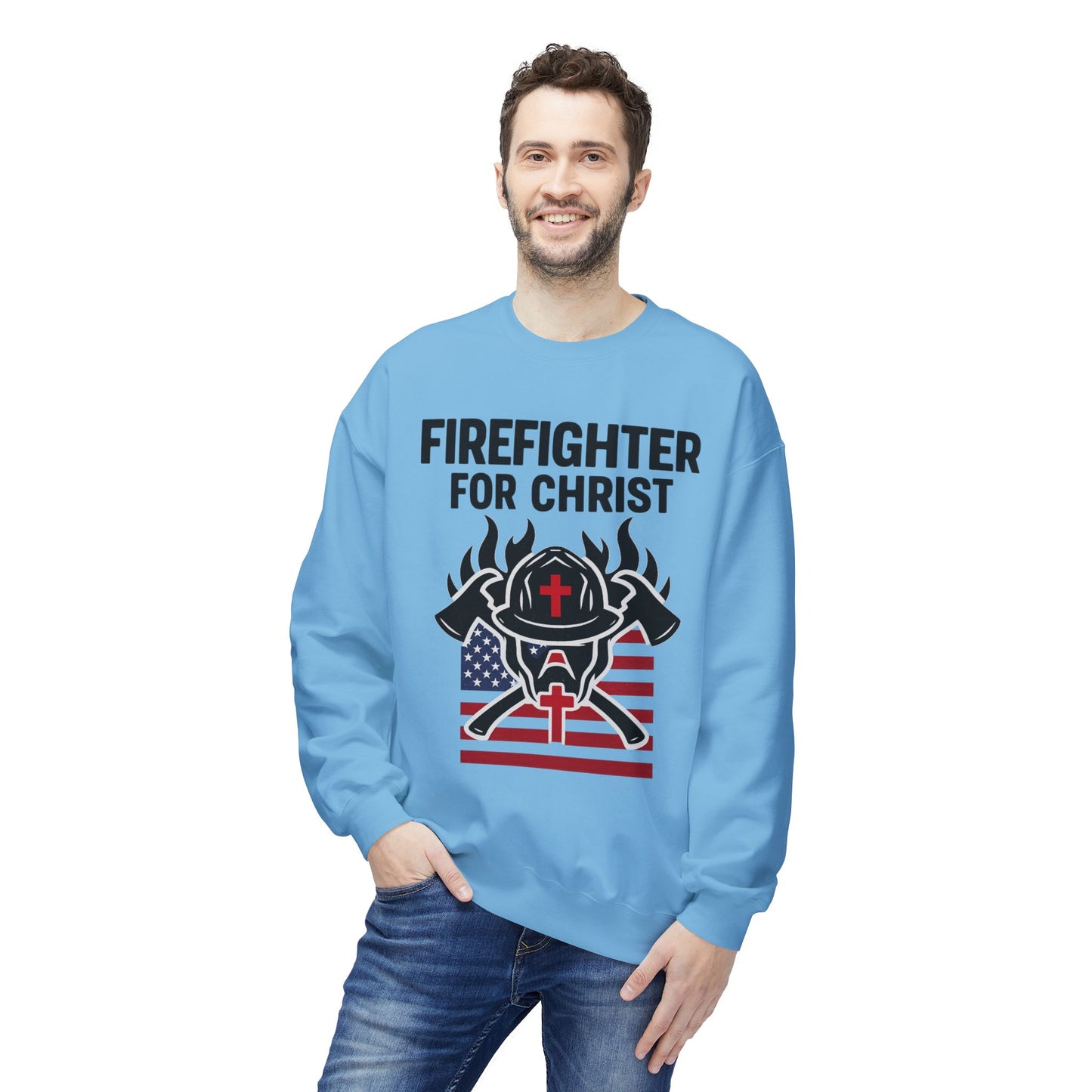 Sweatshirt FIREFIGHTER FOR CHRIST