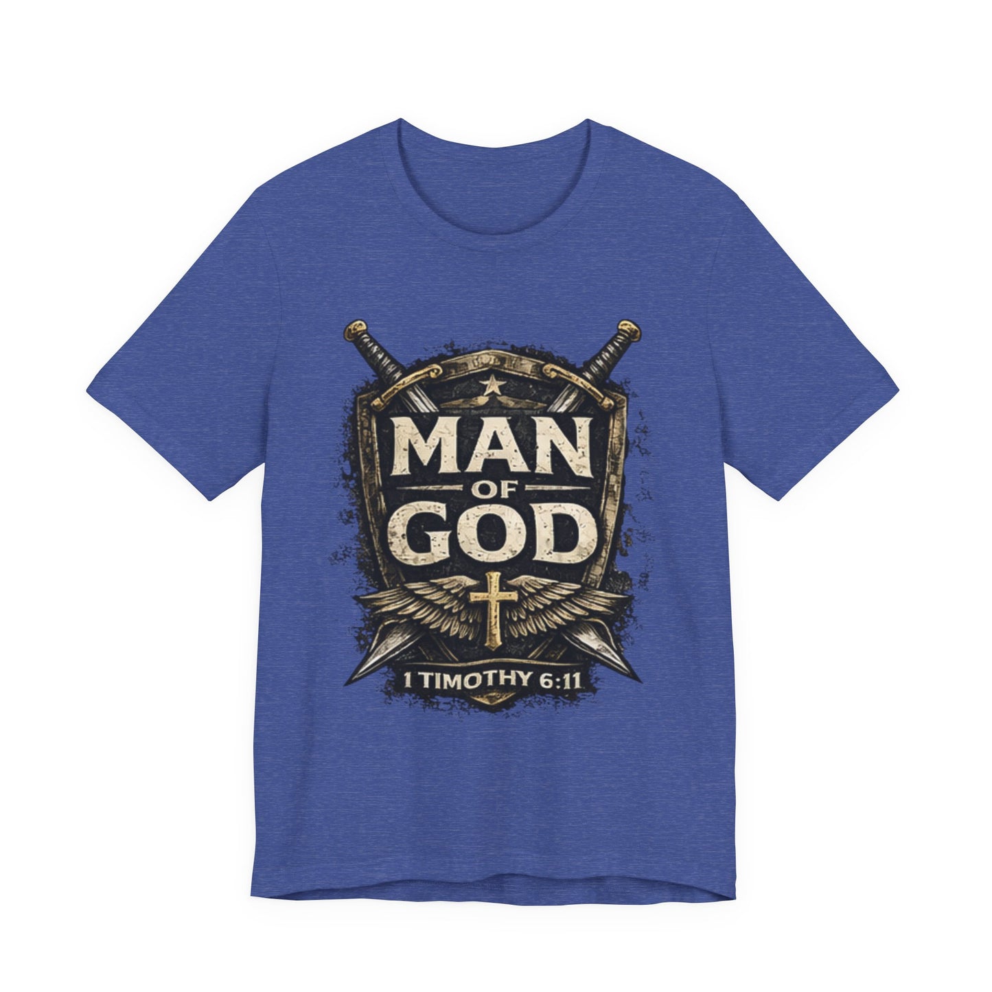 Man of God Tee — 1 Timothy 6:11 Christian Faith T-Shirt