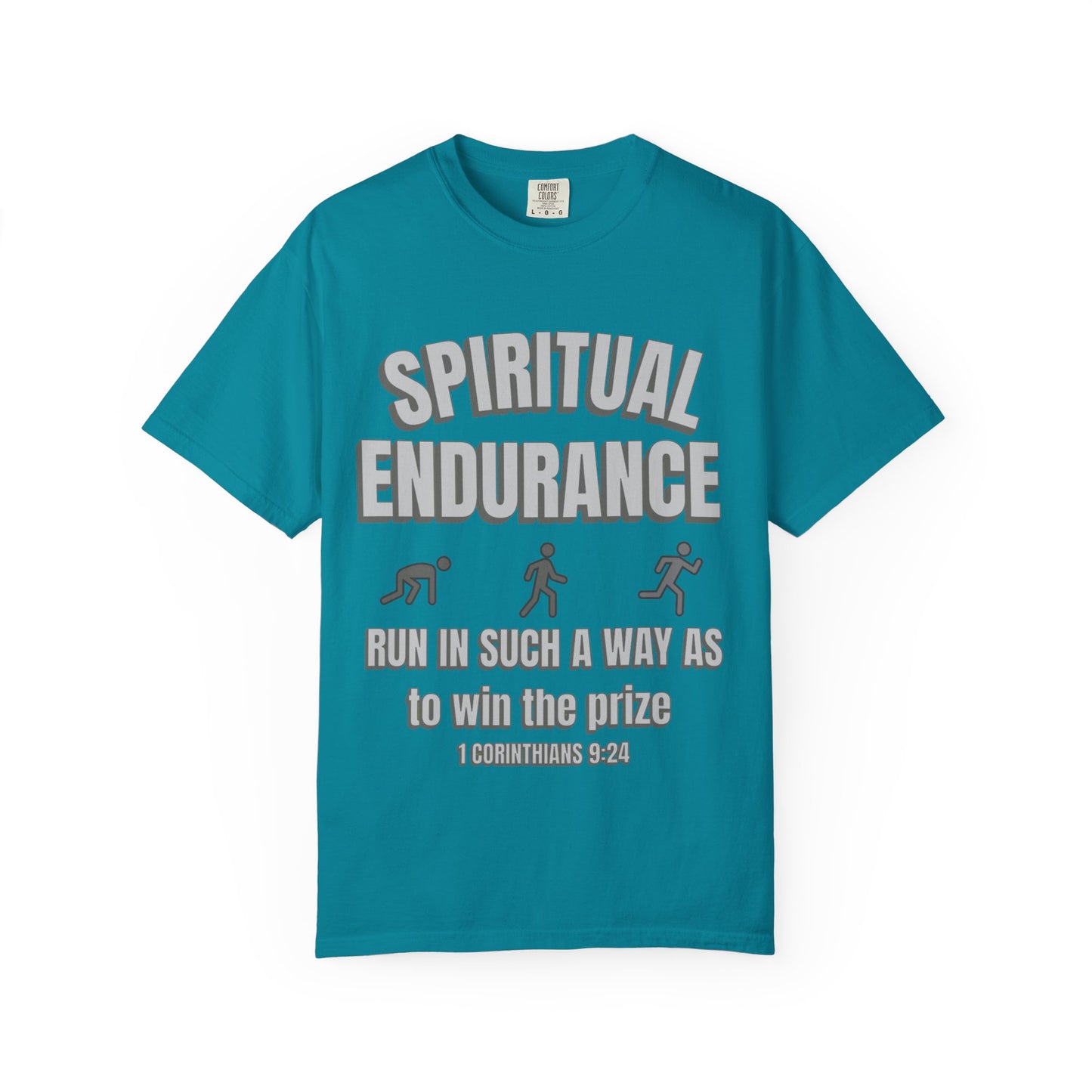Christian Verse 1 Corinthians 9:24 Garment-Dyed T-shirt