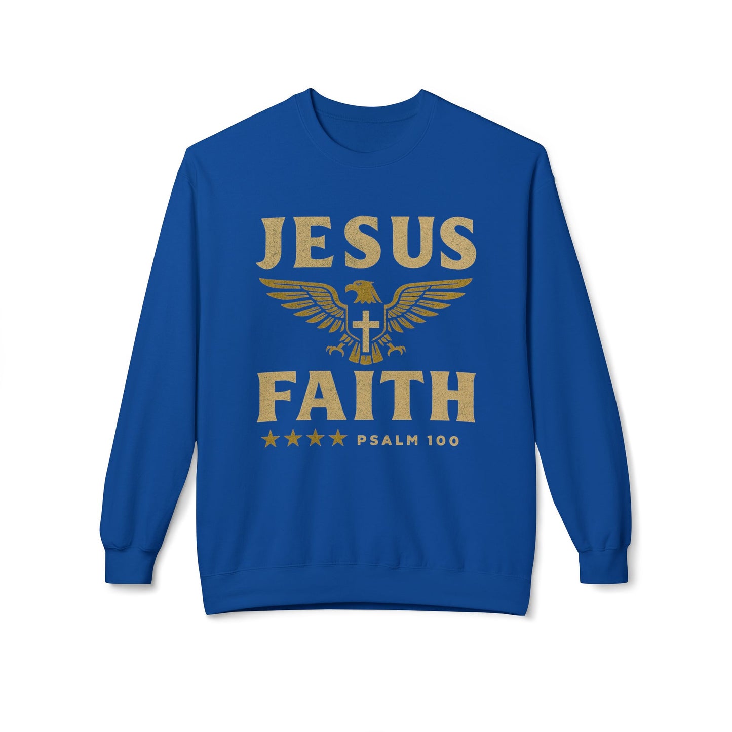 Christian Military Unisex Sweatshirt - Jesus/Faith Design