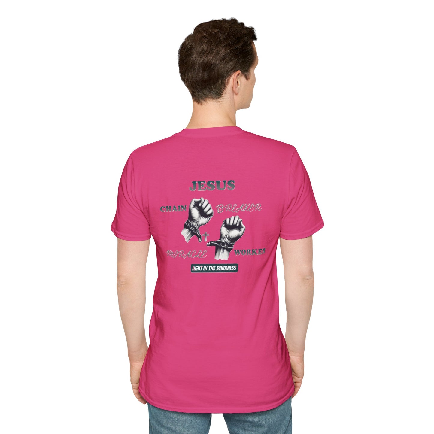 Christian Unisex Tee - Jesus Chain Breaker Design