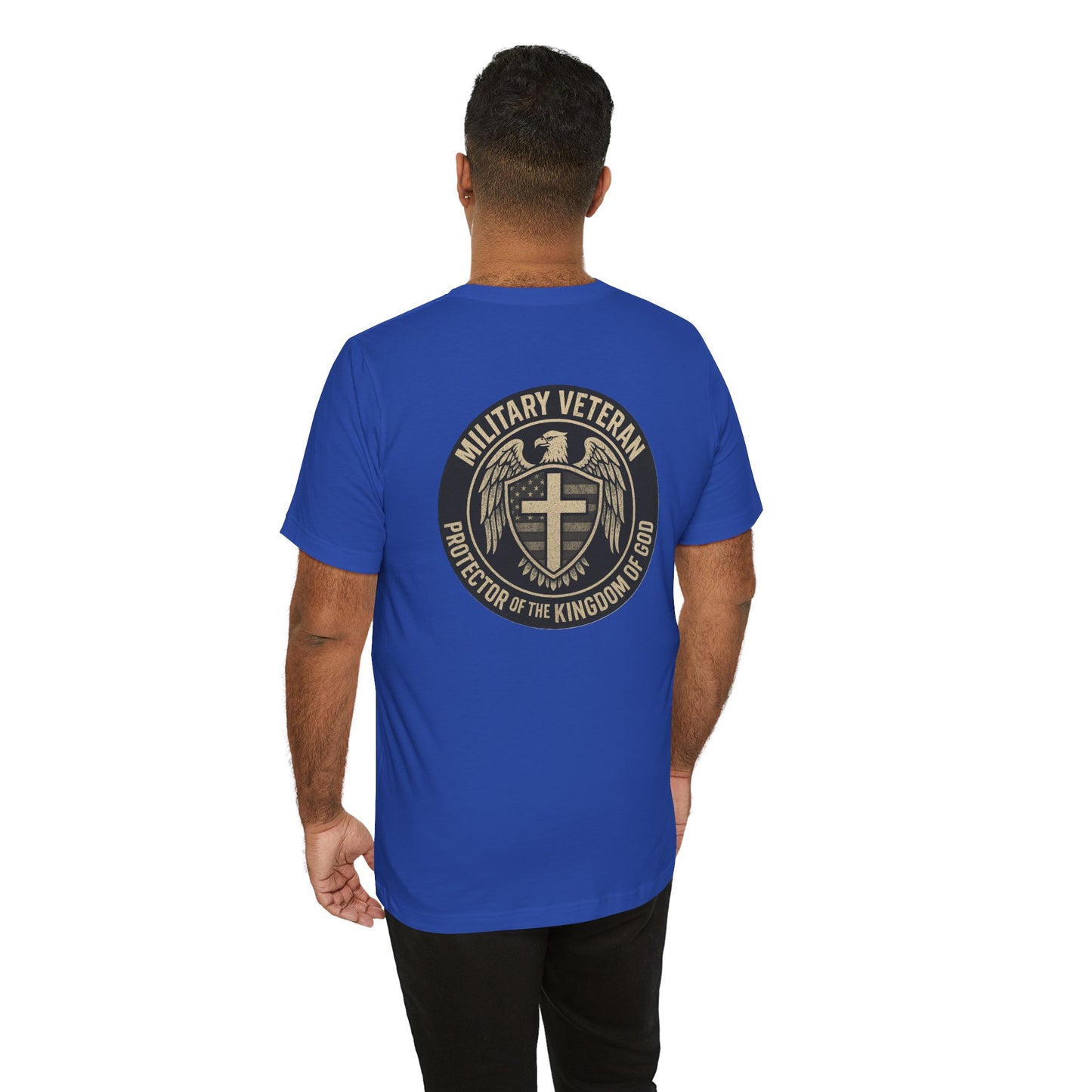 Veteran Protector Tee — "Military Veteran Protector of the Kingdom of God"