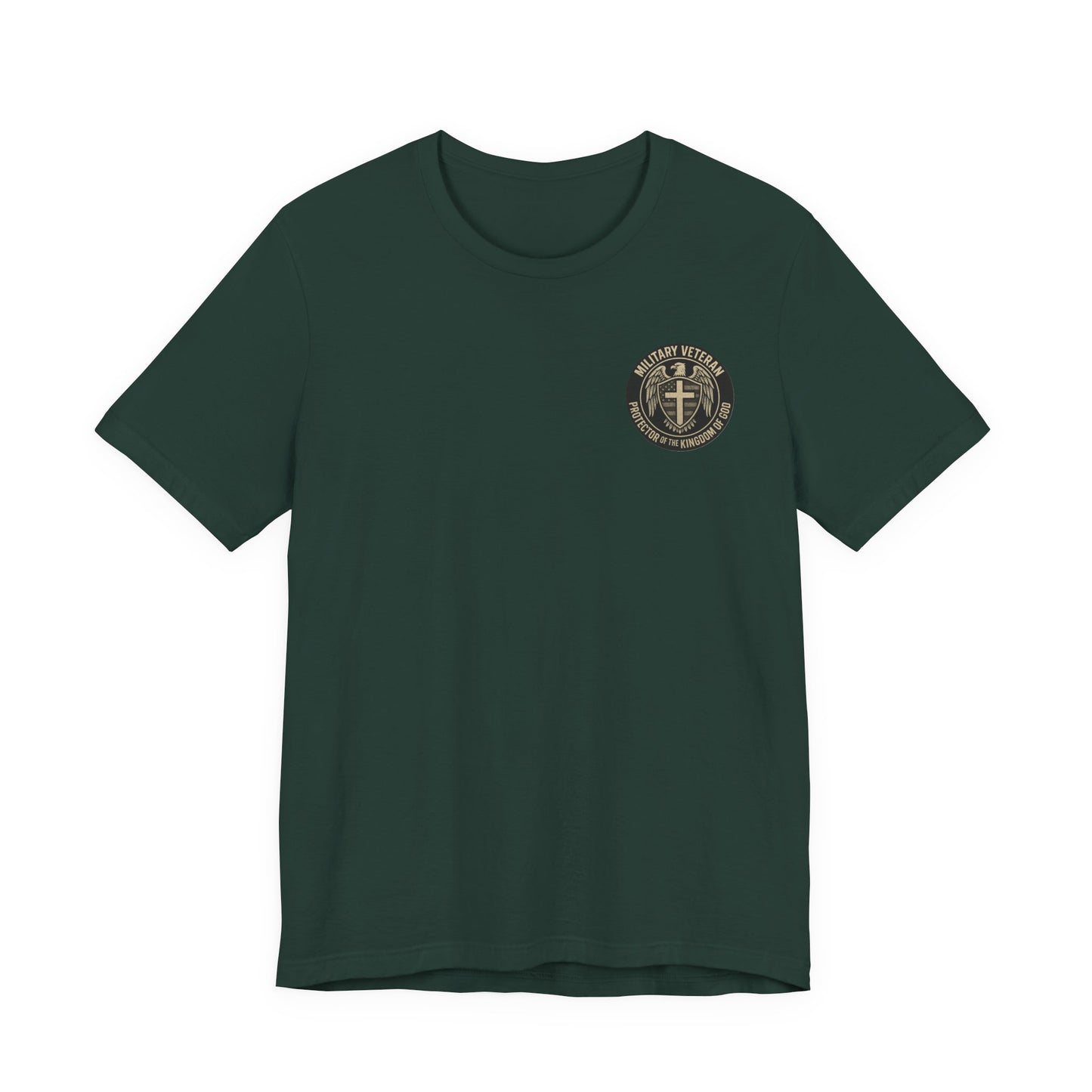 Veteran Protector Tee — "Military Veteran Protector of the Kingdom of God"
