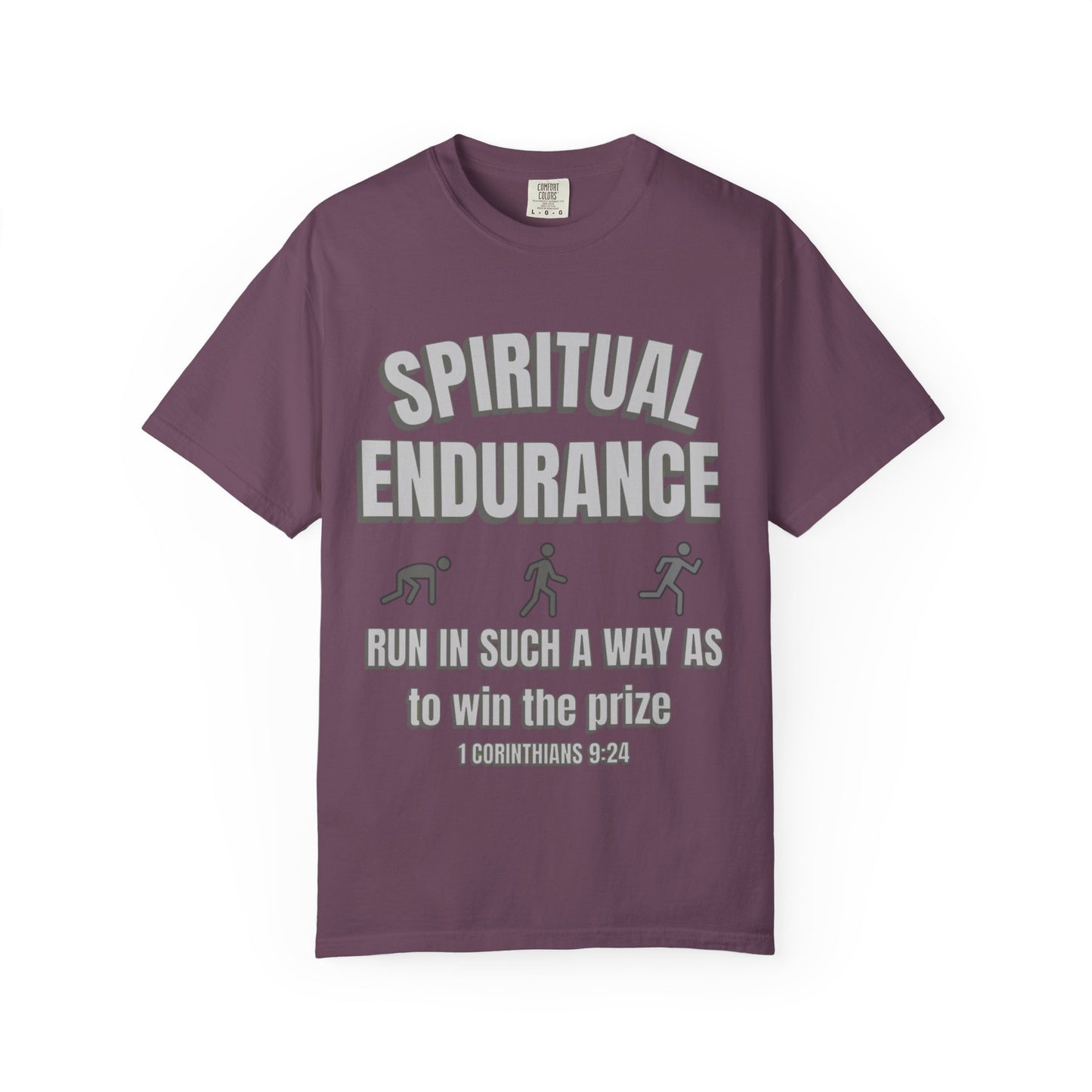 Copy of Christian Verse 1 Corinthians 9:24 Garment-Dyed T-shirt
