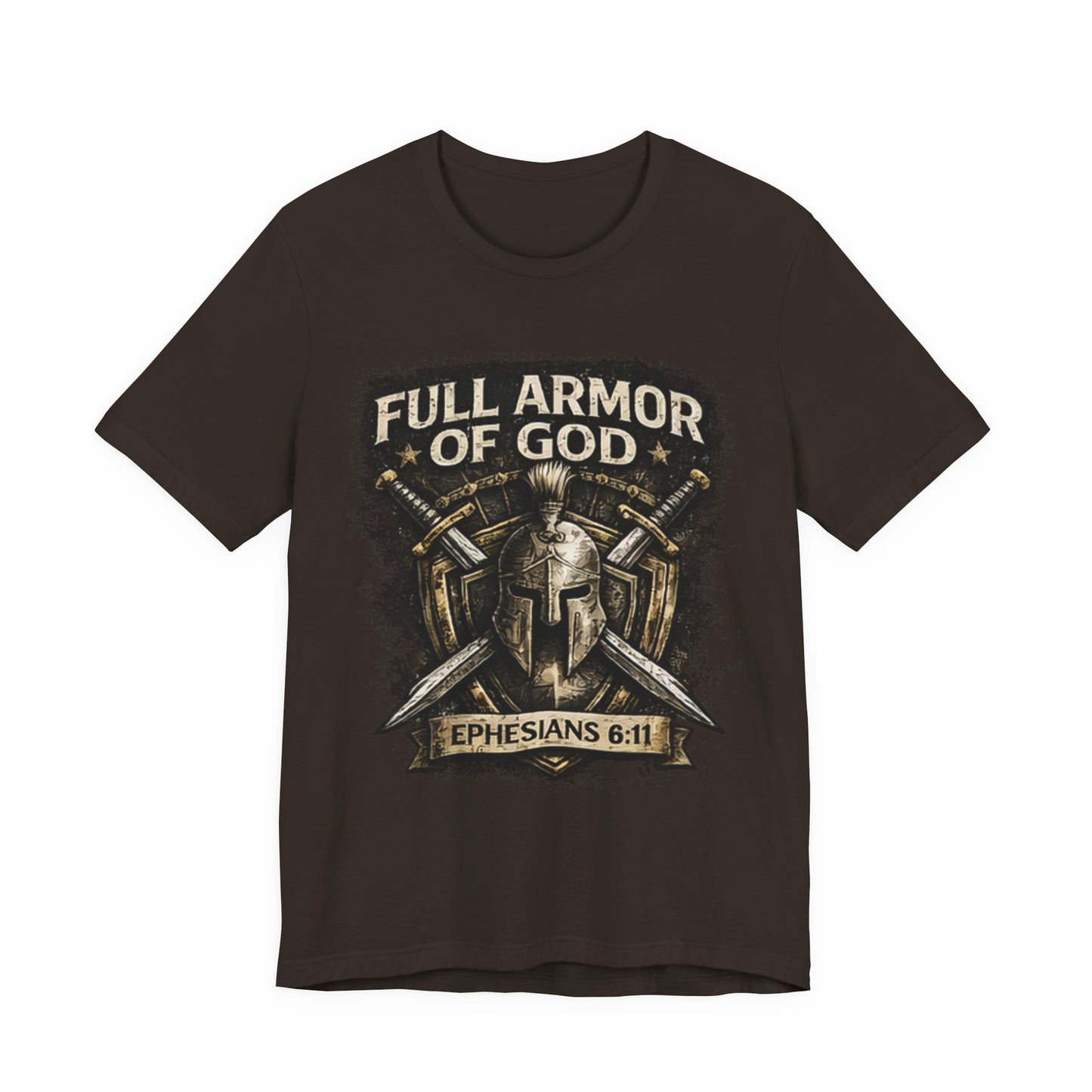 Full Armor of God T-Shirt — Ephesians 6:11 Christian Faith Tee