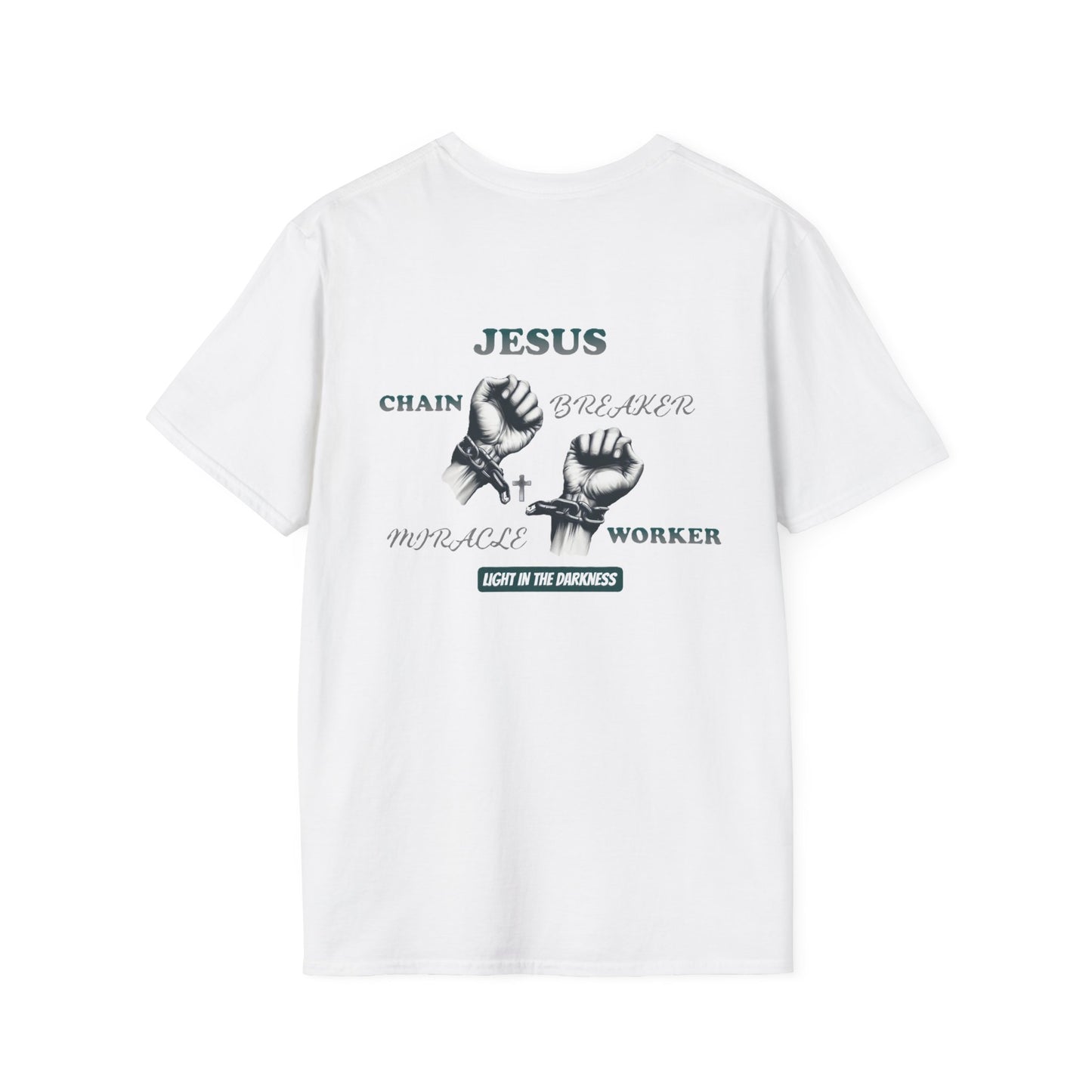 Christian Unisex Tee - Jesus Chain Breaker Design