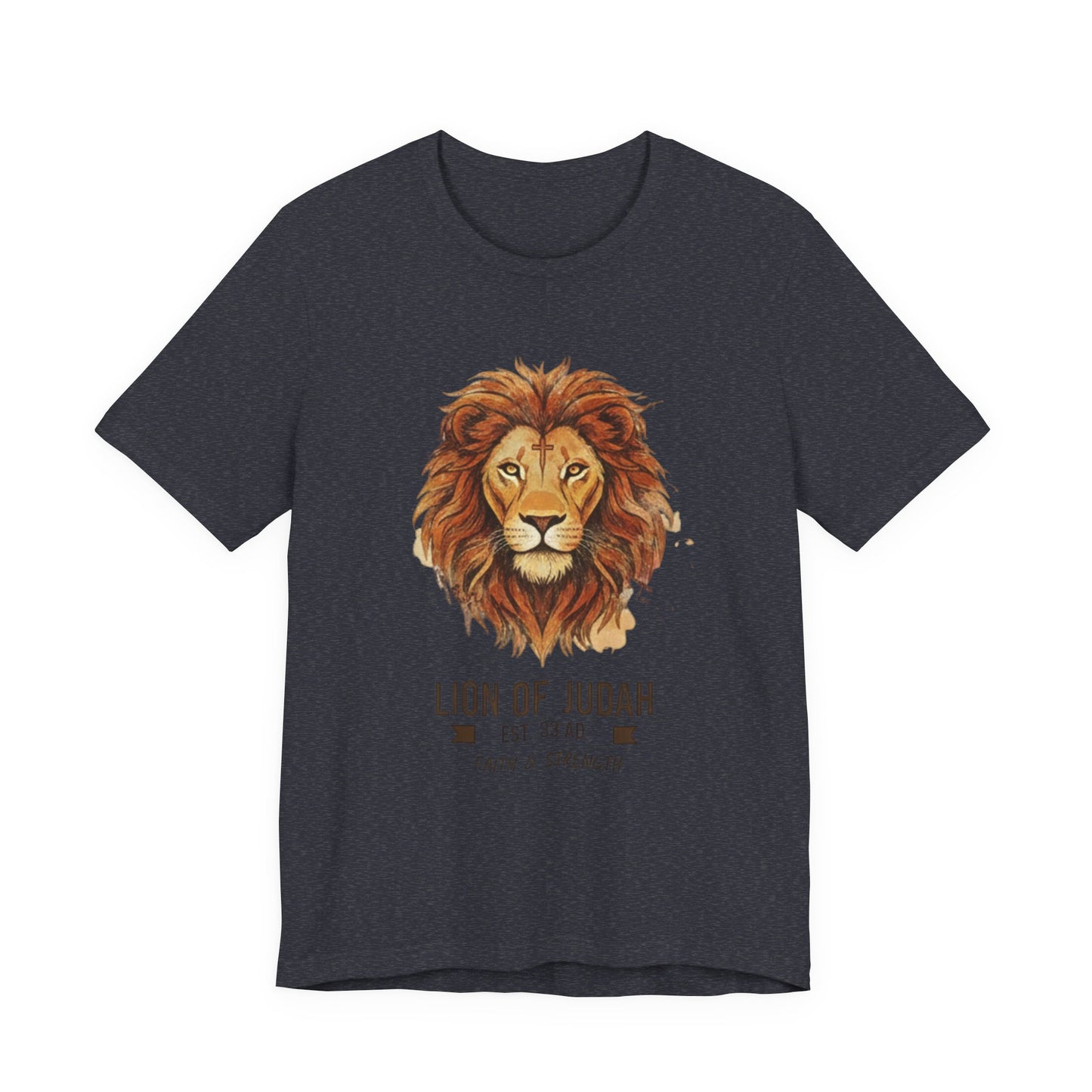 Lion of Judah T-Shirt — Faith & Strength Christian Tee