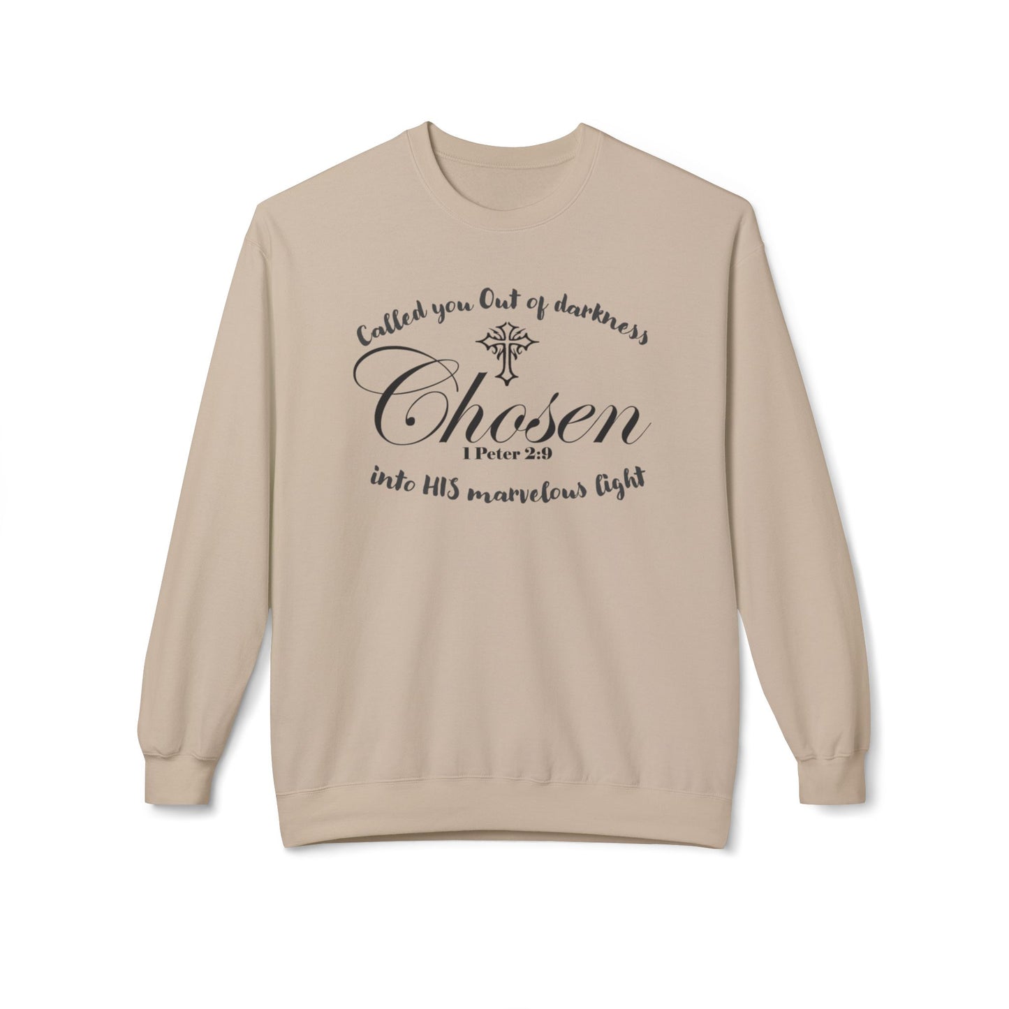 Christian Sweatshirt 1 Peter 2:9 Verse