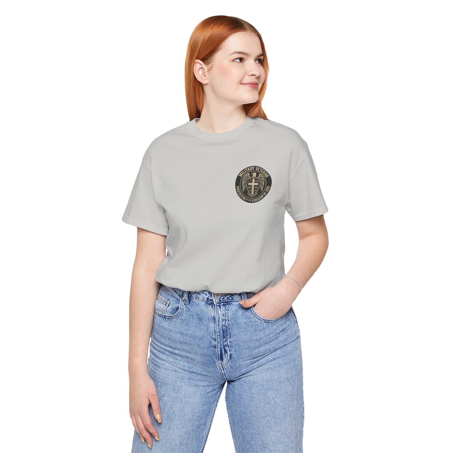 Veteran Protector Tee — "Military Veteran Protector of the Kingdom of God"