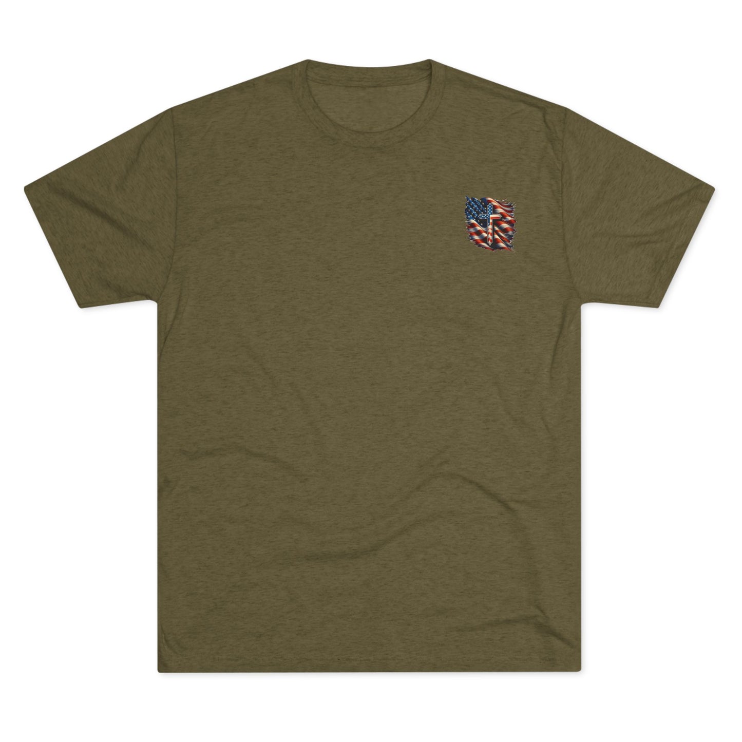 Copy of Unisex Tri-Blend Crew Tee "GOD BLESS AMERICA"
