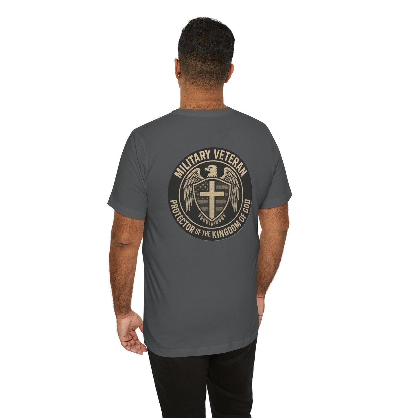 Veteran Protector Tee — "Military Veteran Protector of the Kingdom of God"