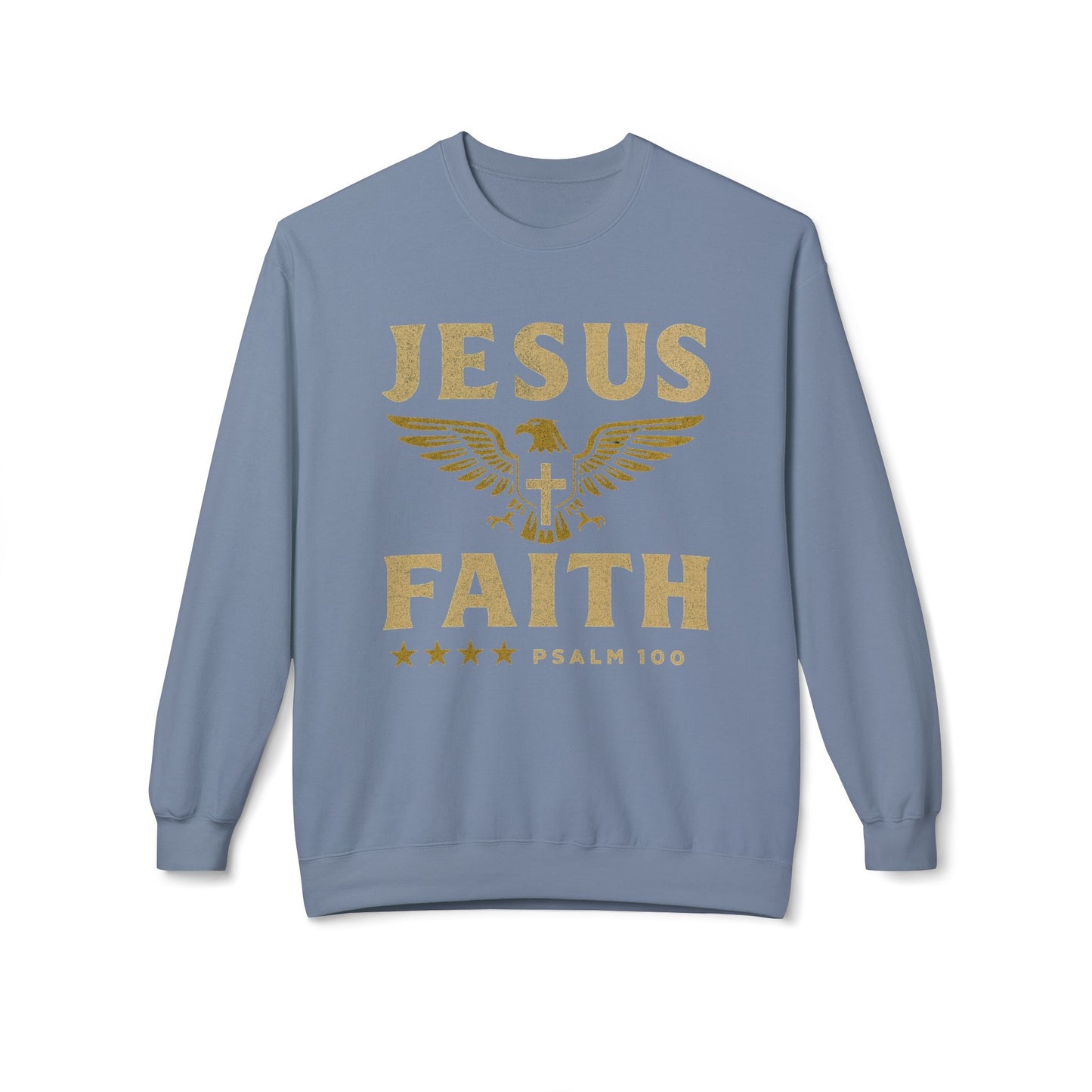 Christian Military Unisex Sweatshirt - Jesus/Faith Design
