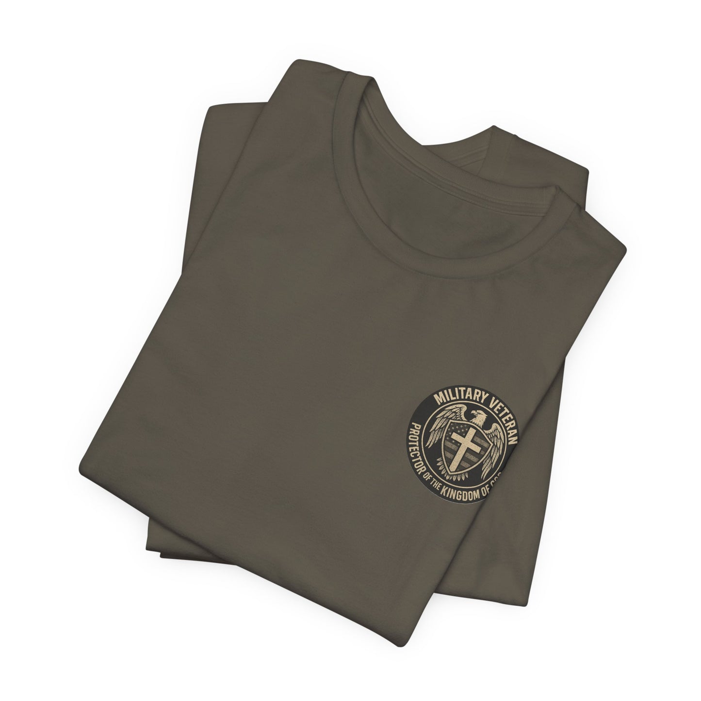 Veteran Protector Tee — "Military Veteran Protector of the Kingdom of God"