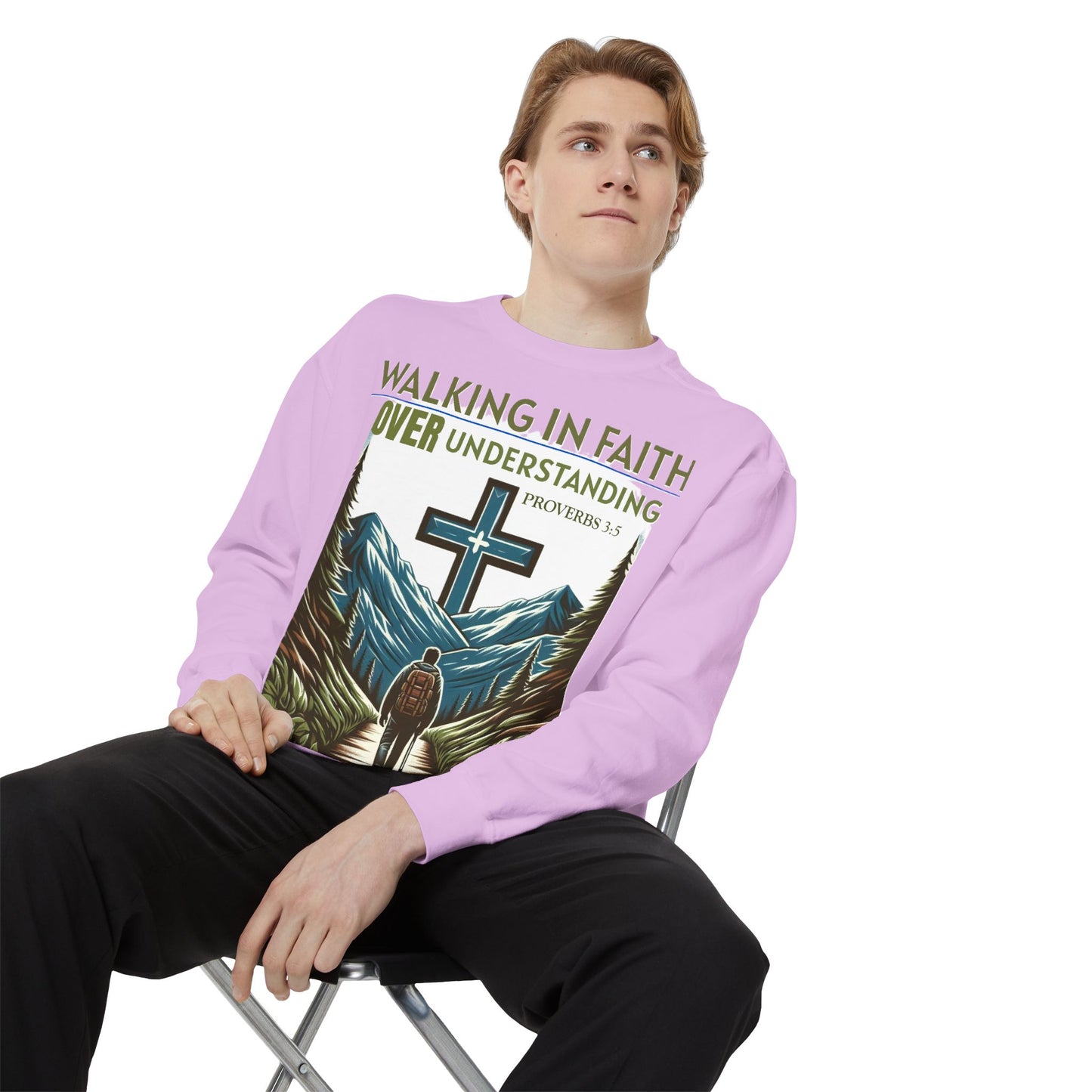Faithful Unisex Sweatshirt - Bible Verse Proverbs 3:5