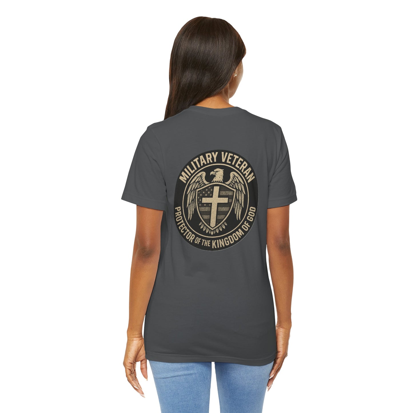 Veteran Protector Tee — "Military Veteran Protector of the Kingdom of God"