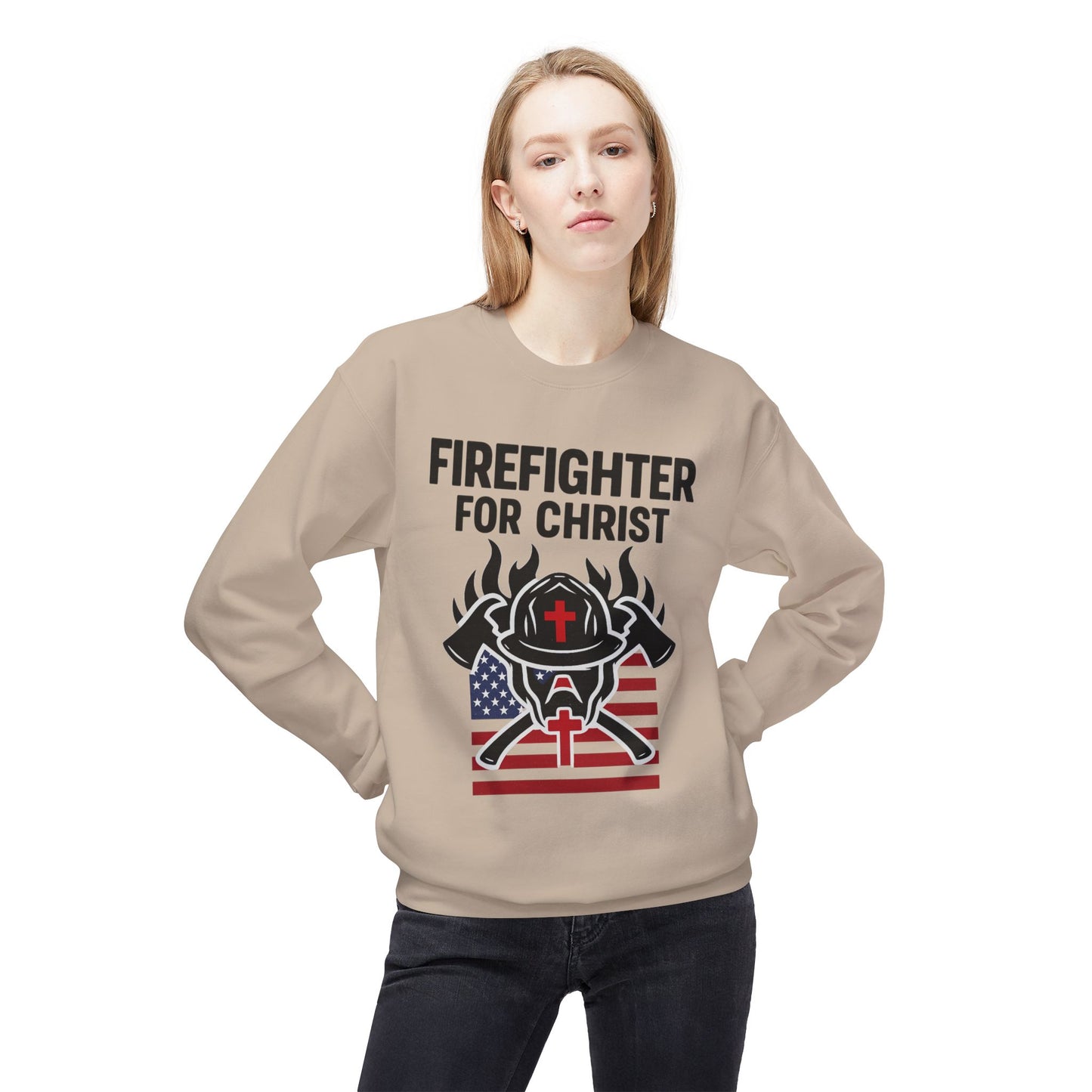 Sweatshirt FIREFIGHTER FOR CHRIST