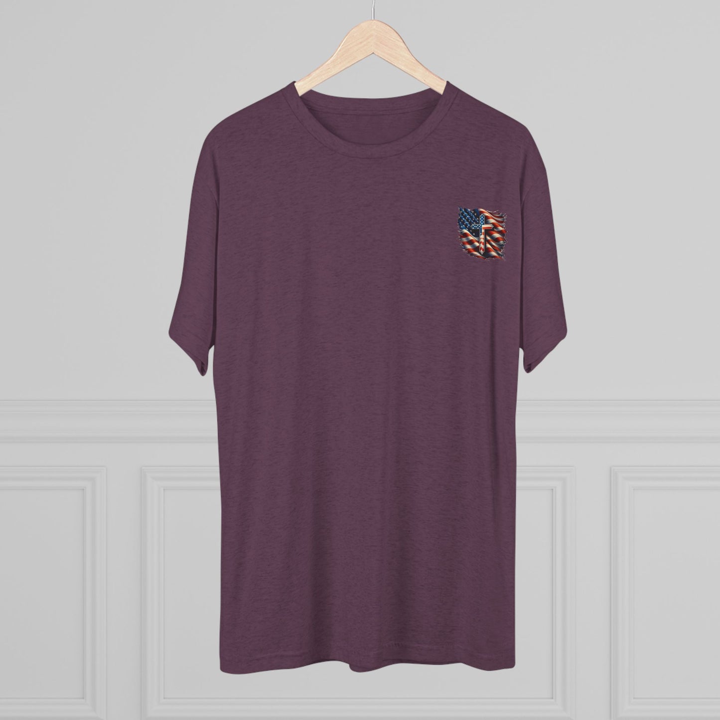 Copy of Unisex Tri-Blend Crew Tee "GOD BLESS AMERICA"