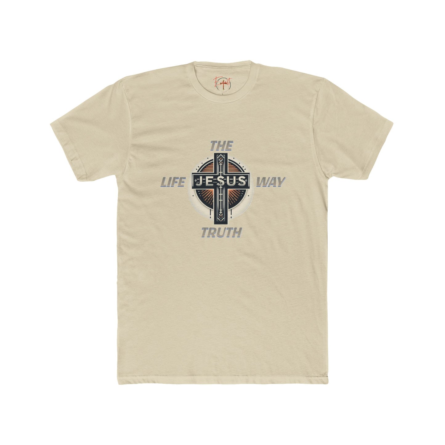 Copy of Unisex Cotton Crew Tee "THE WAY TRUTH LIFE"