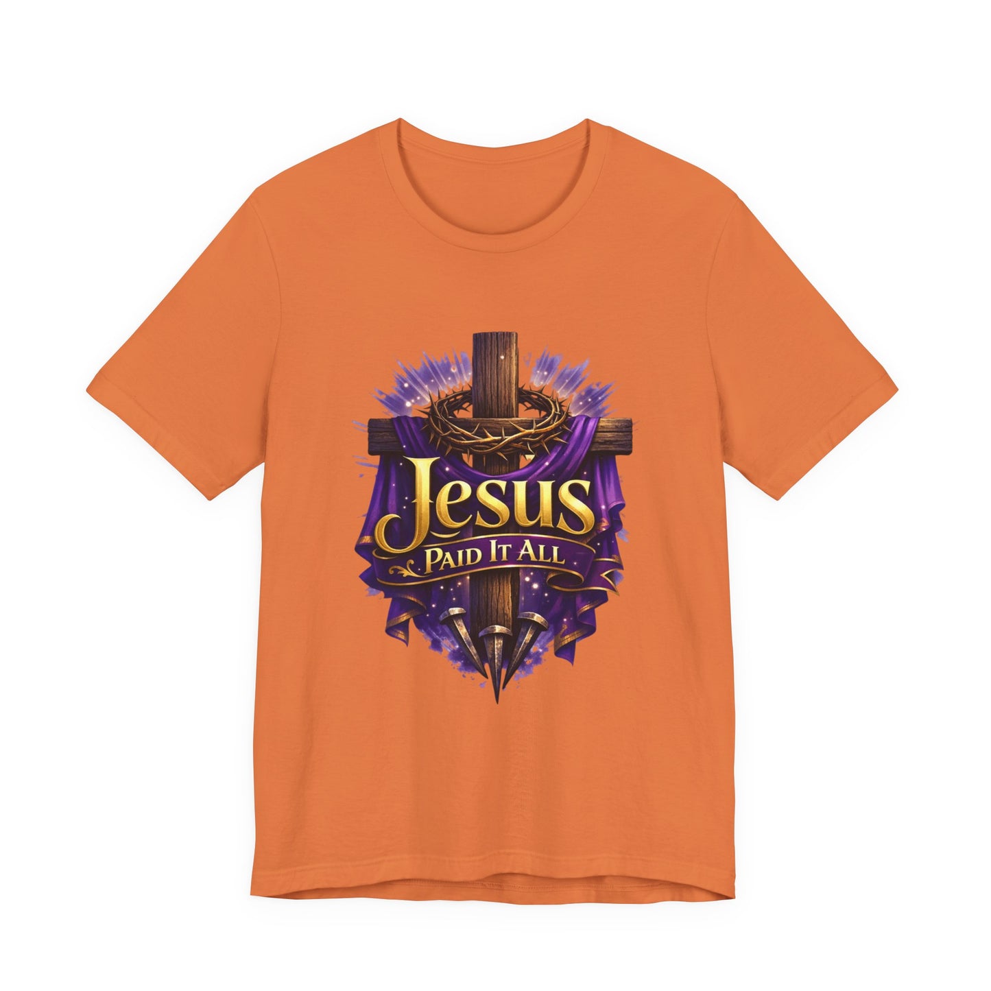 Jesus Paid It All Christian Cross Tee