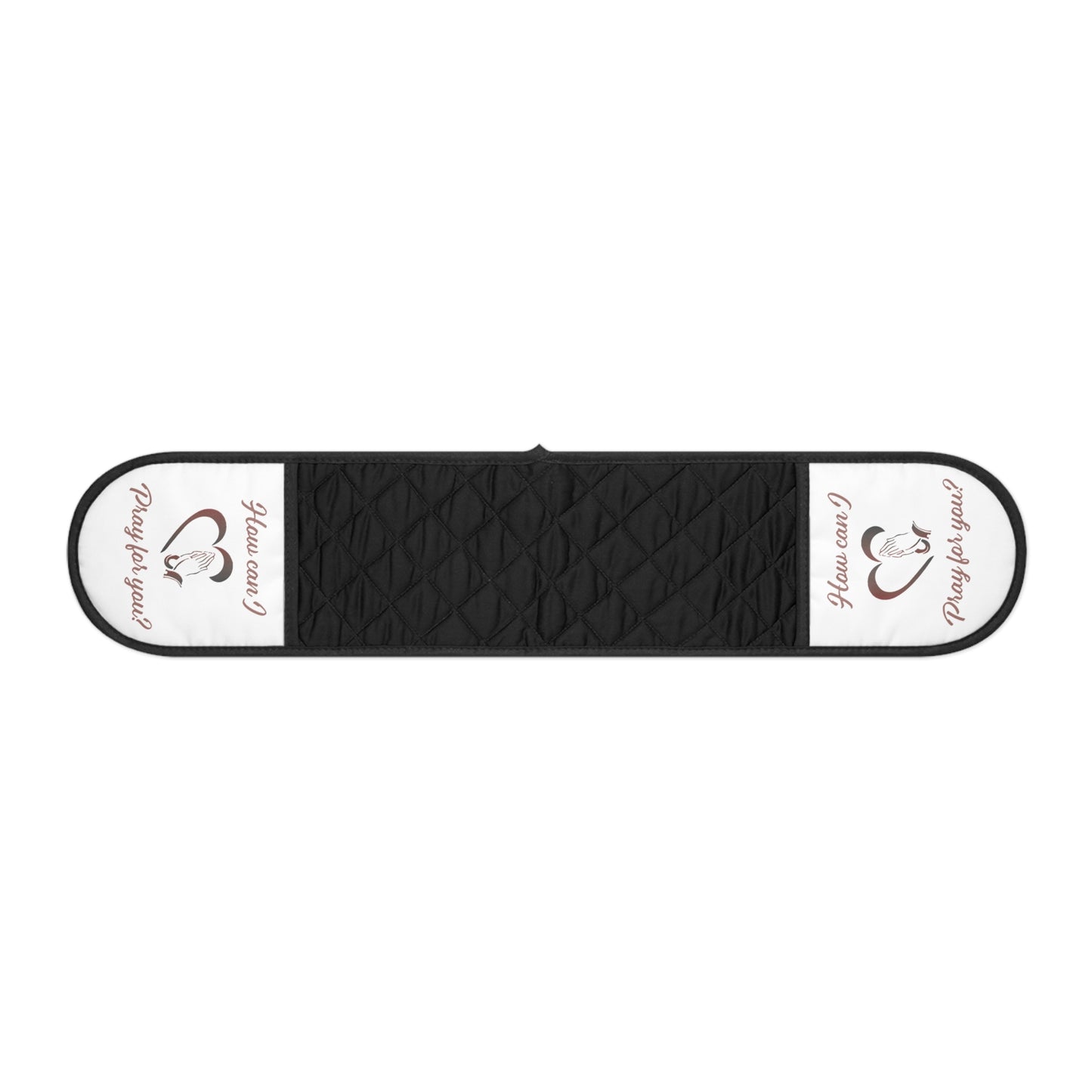 Oven Mitts - How Can I Pray for You, Heart and Praying Hands Design Kitchen Accessories