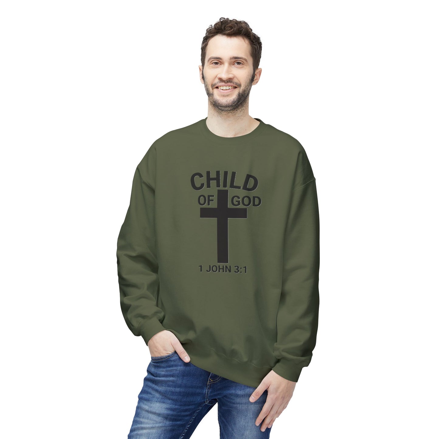 Fleece Sweatshirt Child of God 1 John 3:1