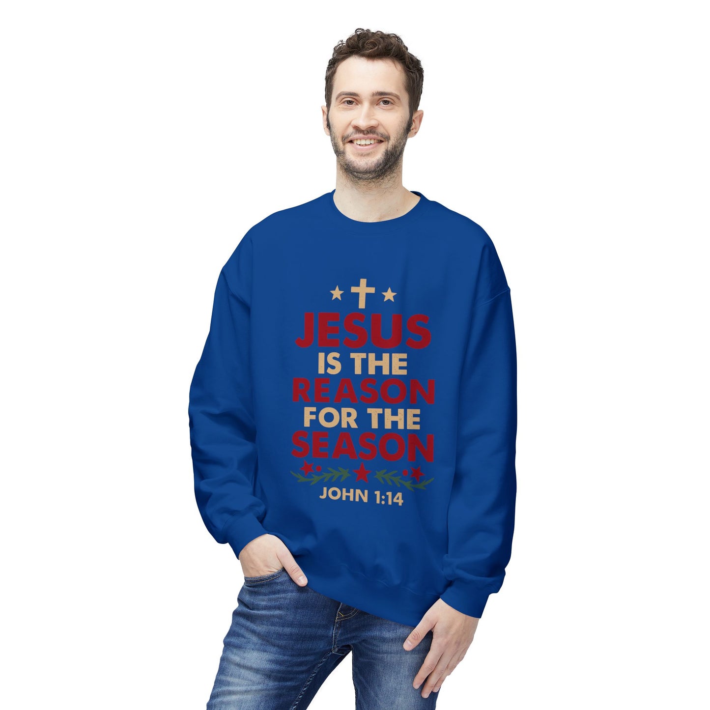 Jesus Is the Reason for the Season Crewneck Sweatshirt