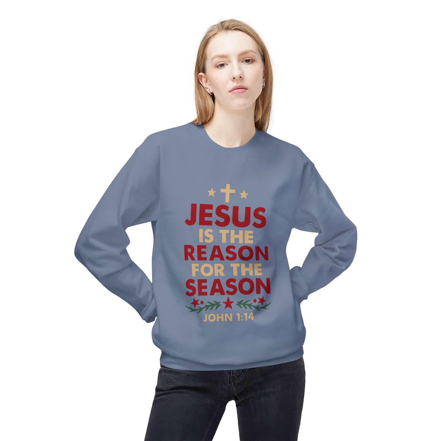 Jesus Is the Reason for the Season Crewneck Sweatshirt