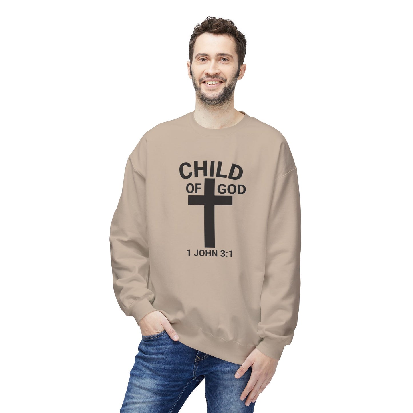 Fleece Sweatshirt Child of God 1 John 3:1