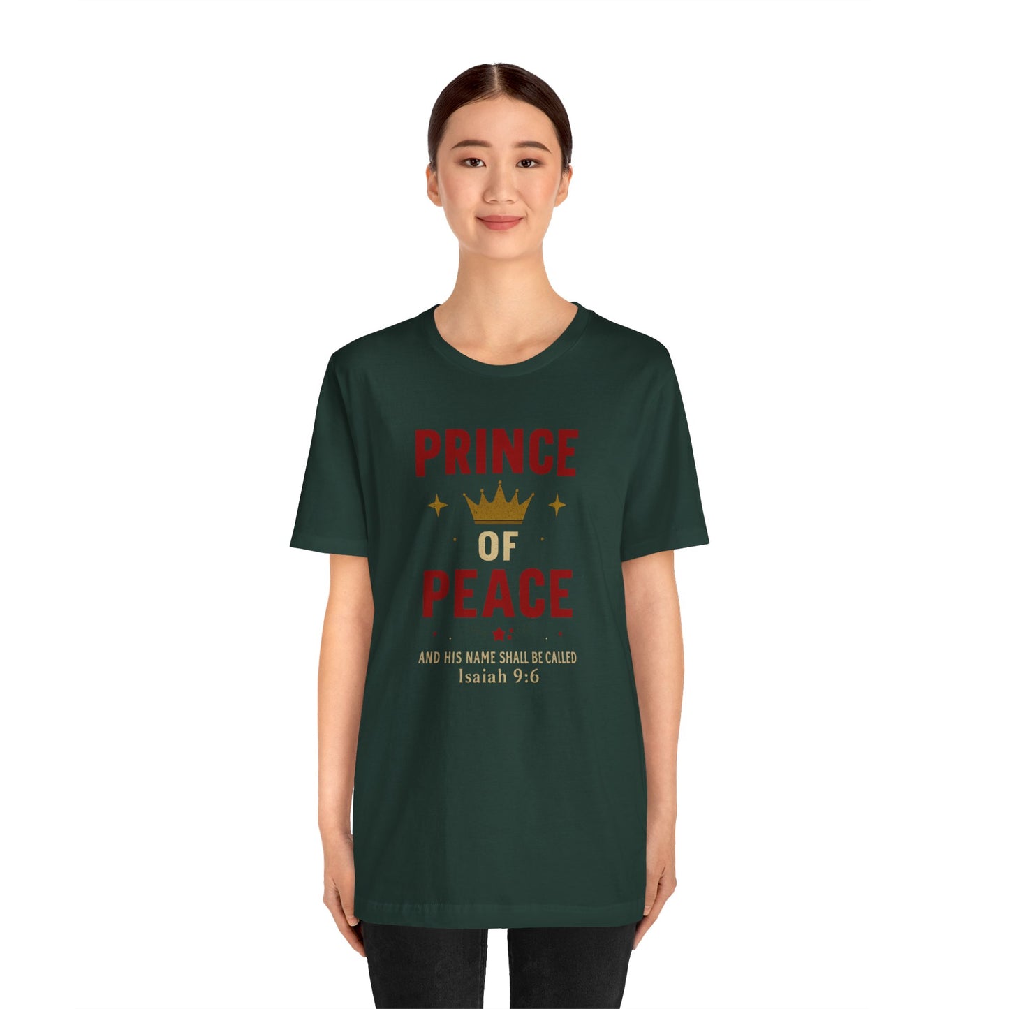 Prince of Peace Isaiah 9:6 T-Shirt — Bible Verse Christian Tee